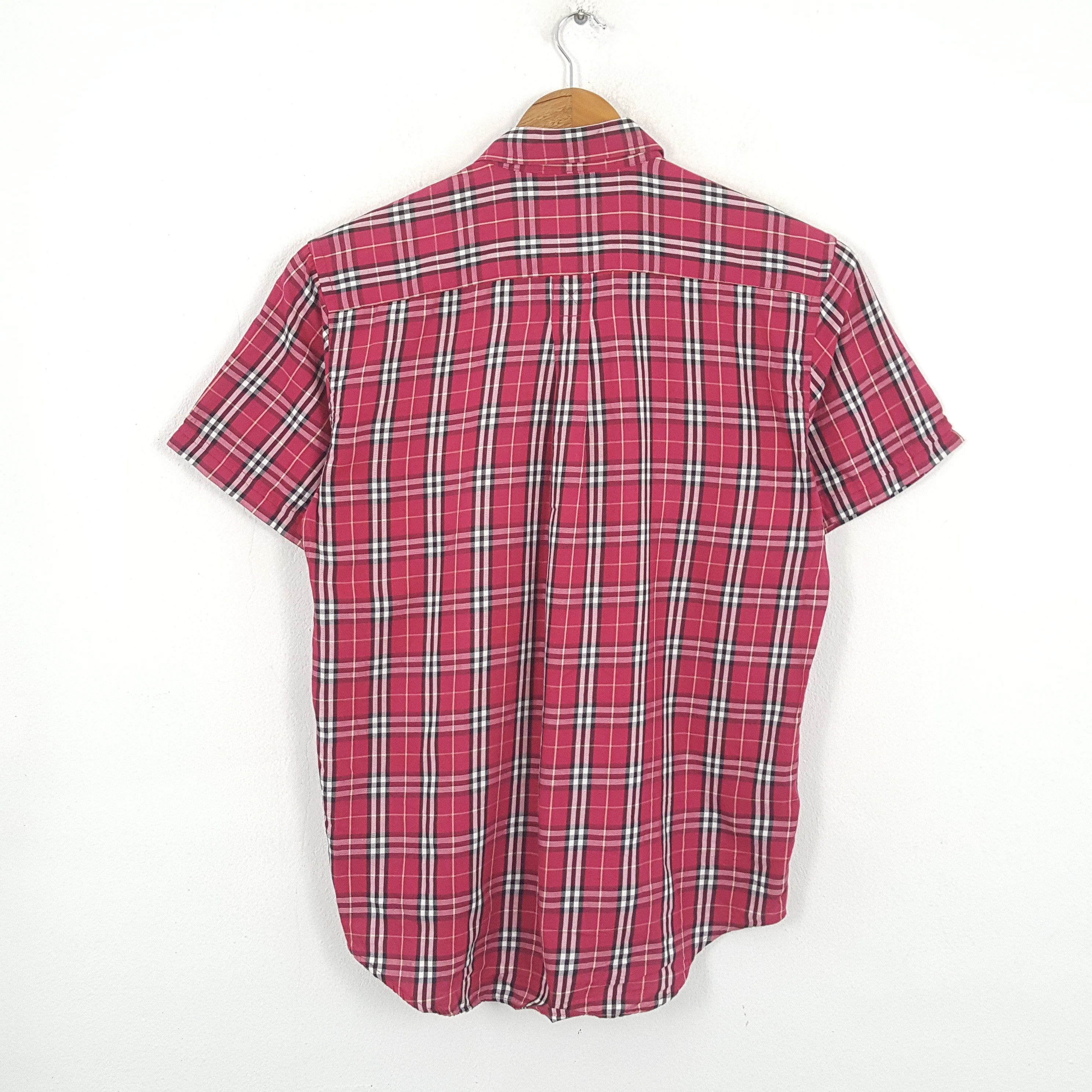 Burberry × Vintage Vintage BURBERRY LONDON Fashion Brand Nova Check Shirt Size US L / EU 52-54 / 3 - 3 Thumbnail