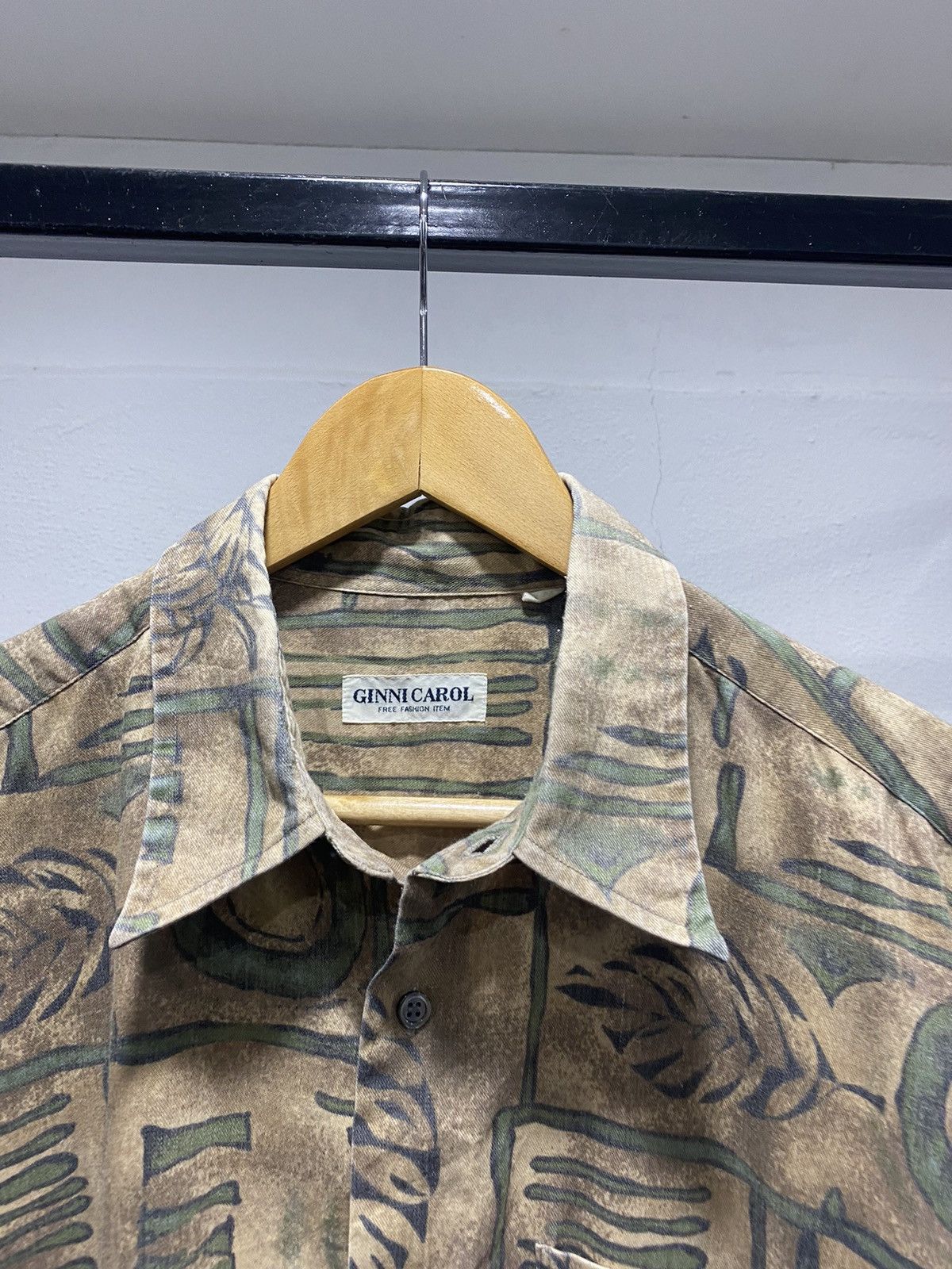 Designer × Vintage Vintage💥 Ginni Carol Ls Shirt Floral 90s 80s Size US L / EU 52-54 / 3 - 3 Thumbnail