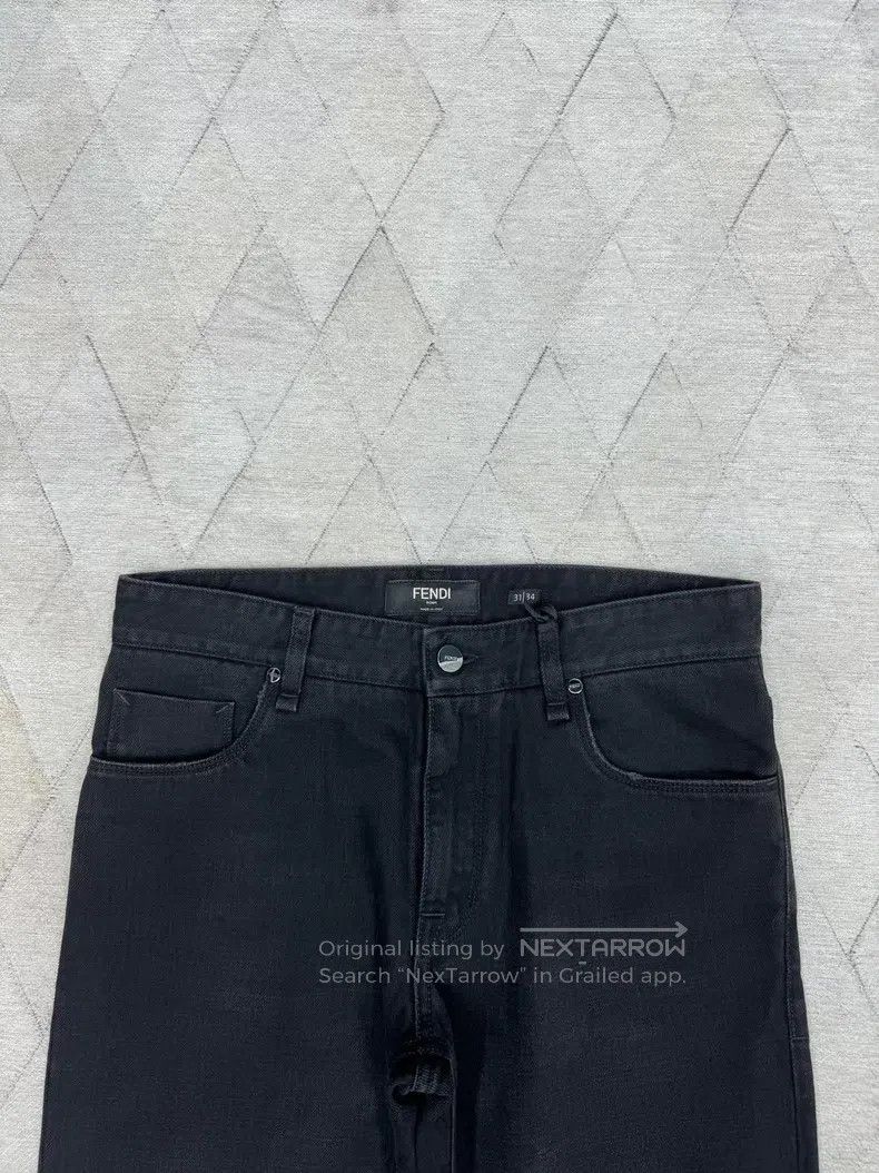 Fendi Fendi Embroidered Denim Pants, Logo Embroidery Size US 31 - 2 Thumbnail