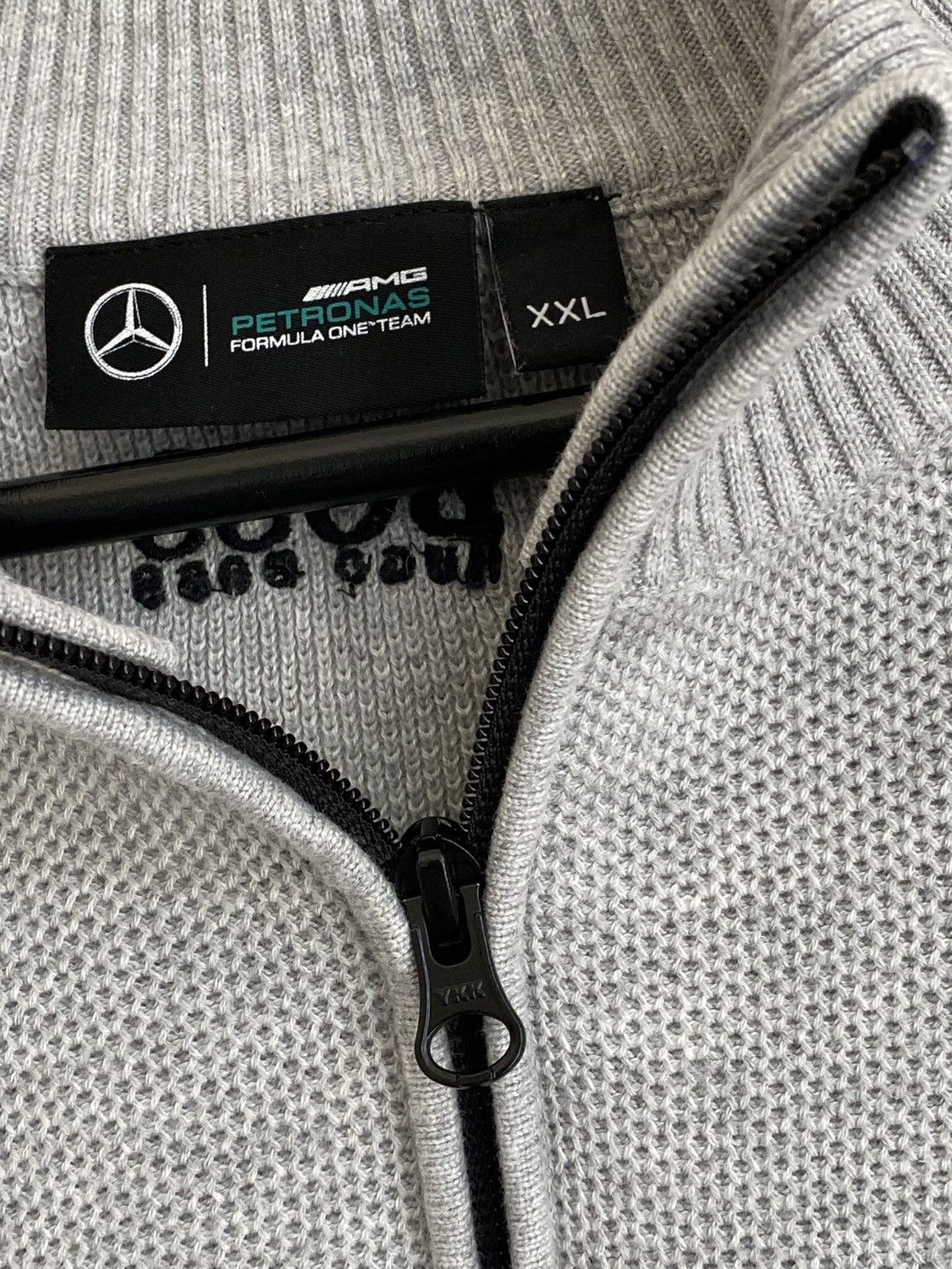 Hugo Boss Hugo Boss Men's Mercedes AMG Petronas F1 Team 1/4 Zip Hoodie Size US XL / EU 56 / 4 - 3 Thumbnail