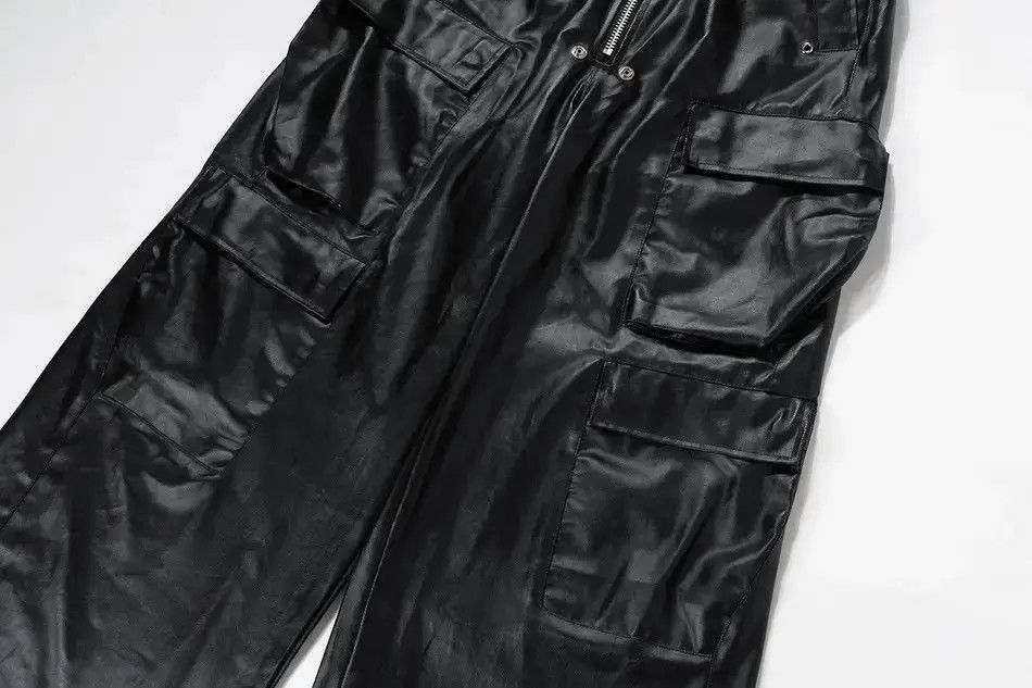 Japanese Brand Retro punk fashion multi pocket cargo pants Size US 34 / EU 50 - 4 Thumbnail