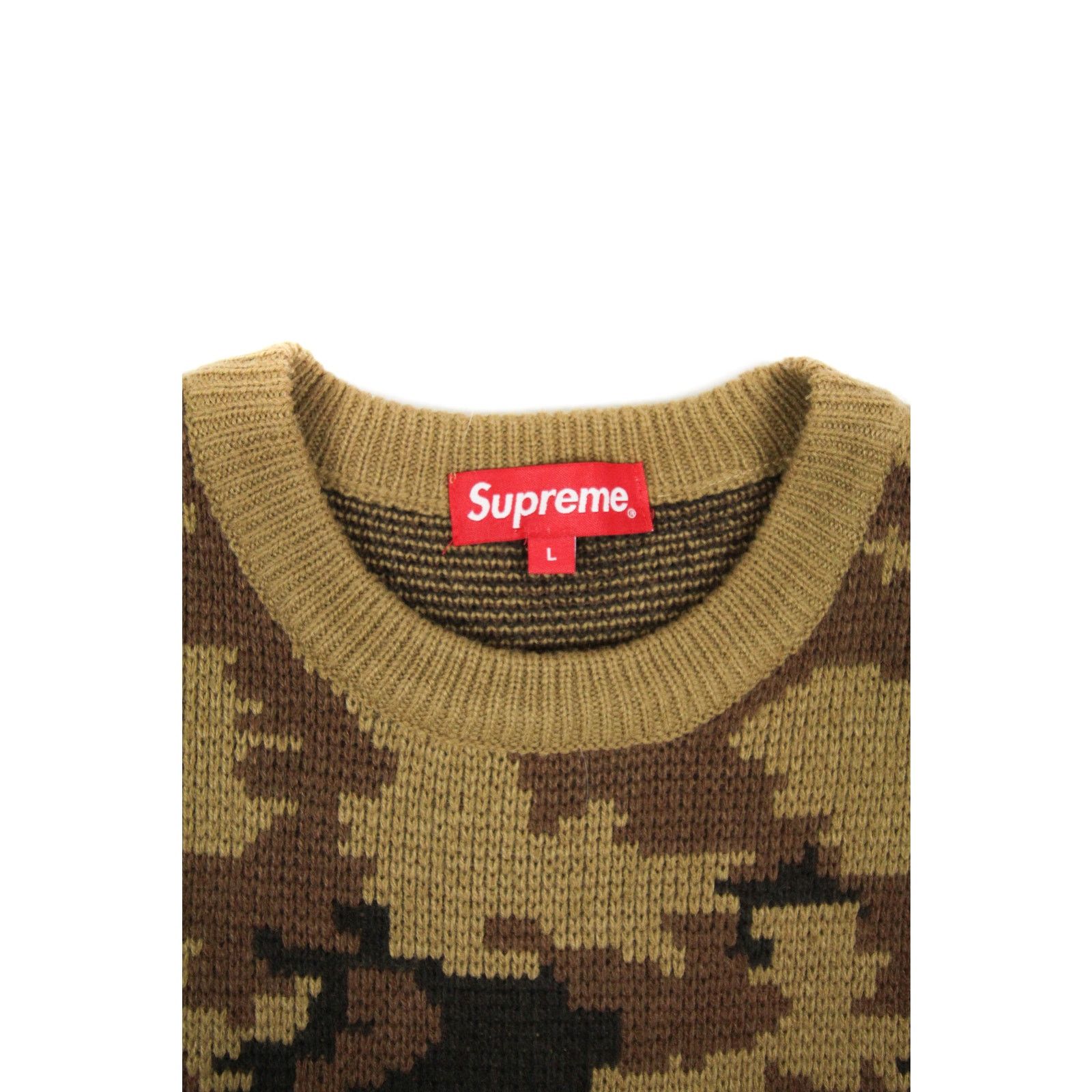 Supreme Supreme Camo Sweater FW16 Size US L / EU 52-54 / 3 - 2 Thumbnail
