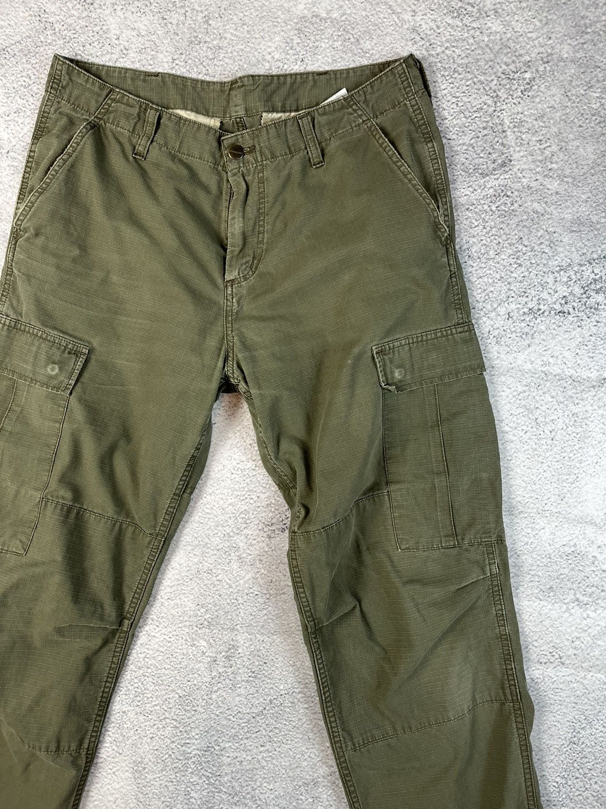 Carhartt × Vintage Carhartt WIP cargo pants Y2K Size US 33 - 2 Thumbnail