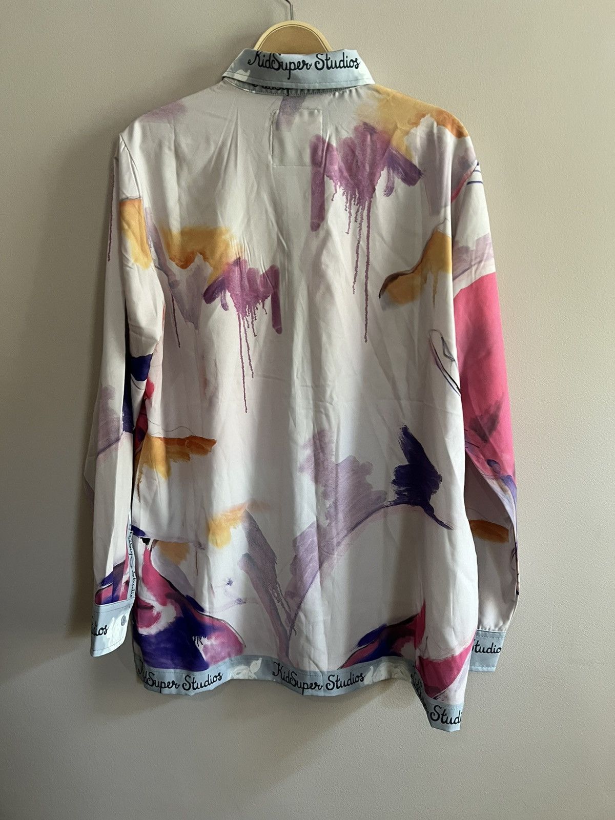 KidSuper KidSuper Studios Printed Satin Shirt Size US L / EU 52-54 / 3 - 6 Thumbnail