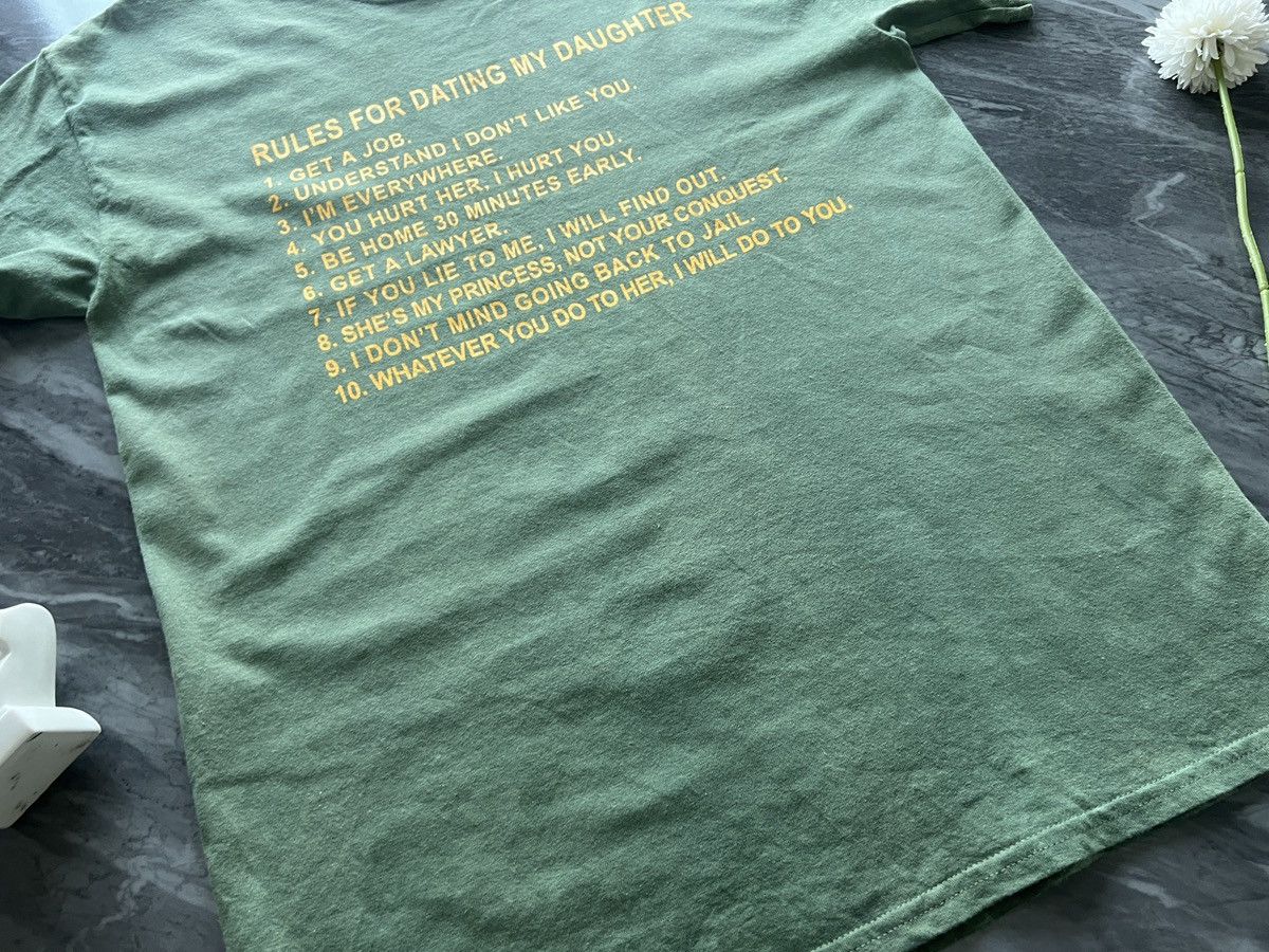 Other × Vintage FONT : Word Rules For Dating My Daughter Size US M / EU 48-50 / 2 - 10 Thumbnail