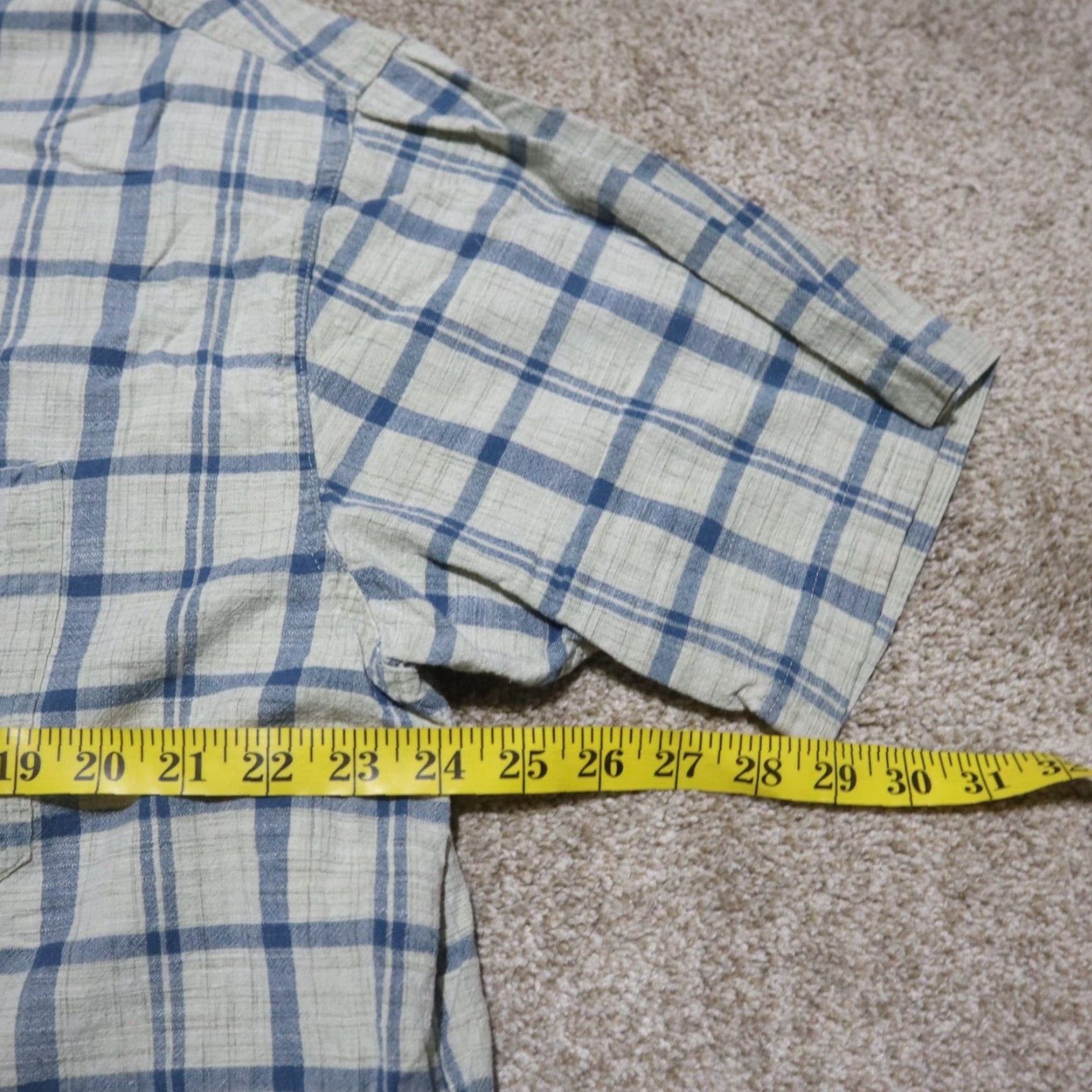Vintage Cabela's Shirt Button-Up Striped Brown Cotton Knit Short Sleeve Casual Mens XL Size US XL / EU 56 / 4 - 5 Thumbnail