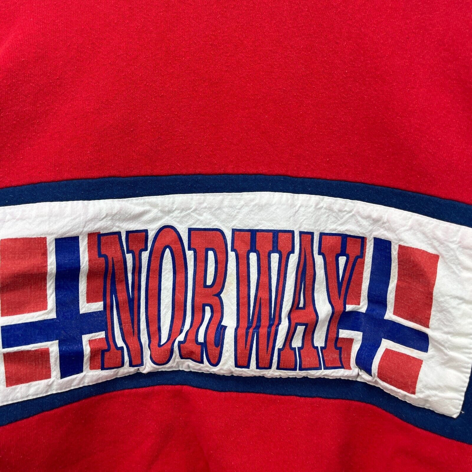 Vintage Vintage 90s Norway Norwegian Sweatshirt Small Size US S / EU 44-46 / 1 - 4 Thumbnail