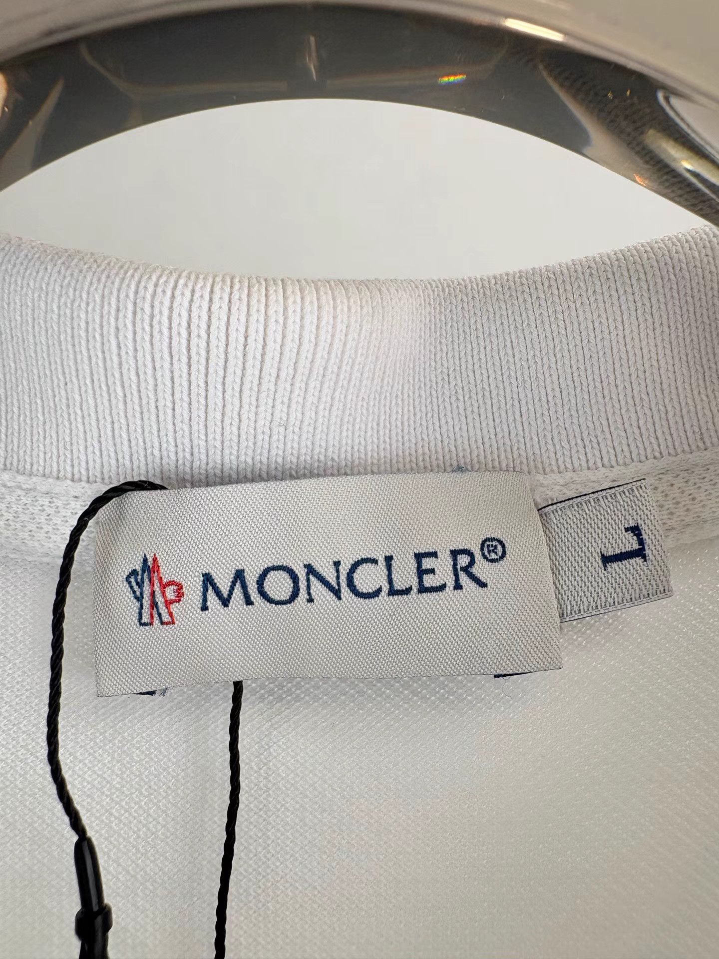 Moncler MONCLER Color-block Short Sleeve Polo K1 Size US L / EU 52-54 / 3 - 4 Thumbnail