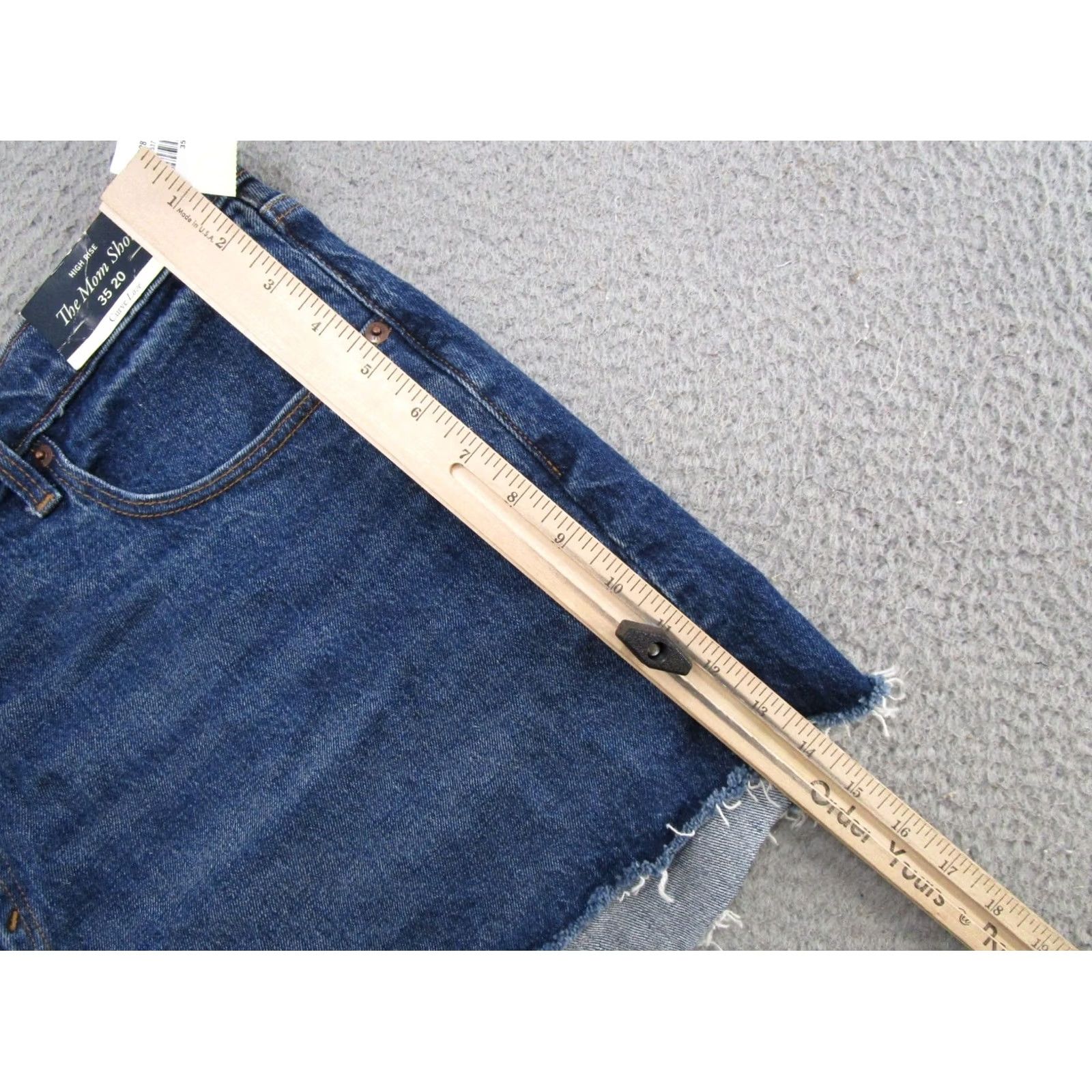 Abercrombie & Fitch Abercrombie & Fitch Mom Shorts Women’s Curve Love High Rise Denim Y2K 35/20 NEW Size 24" / US 00 / IT 34 - 6 Thumbnail