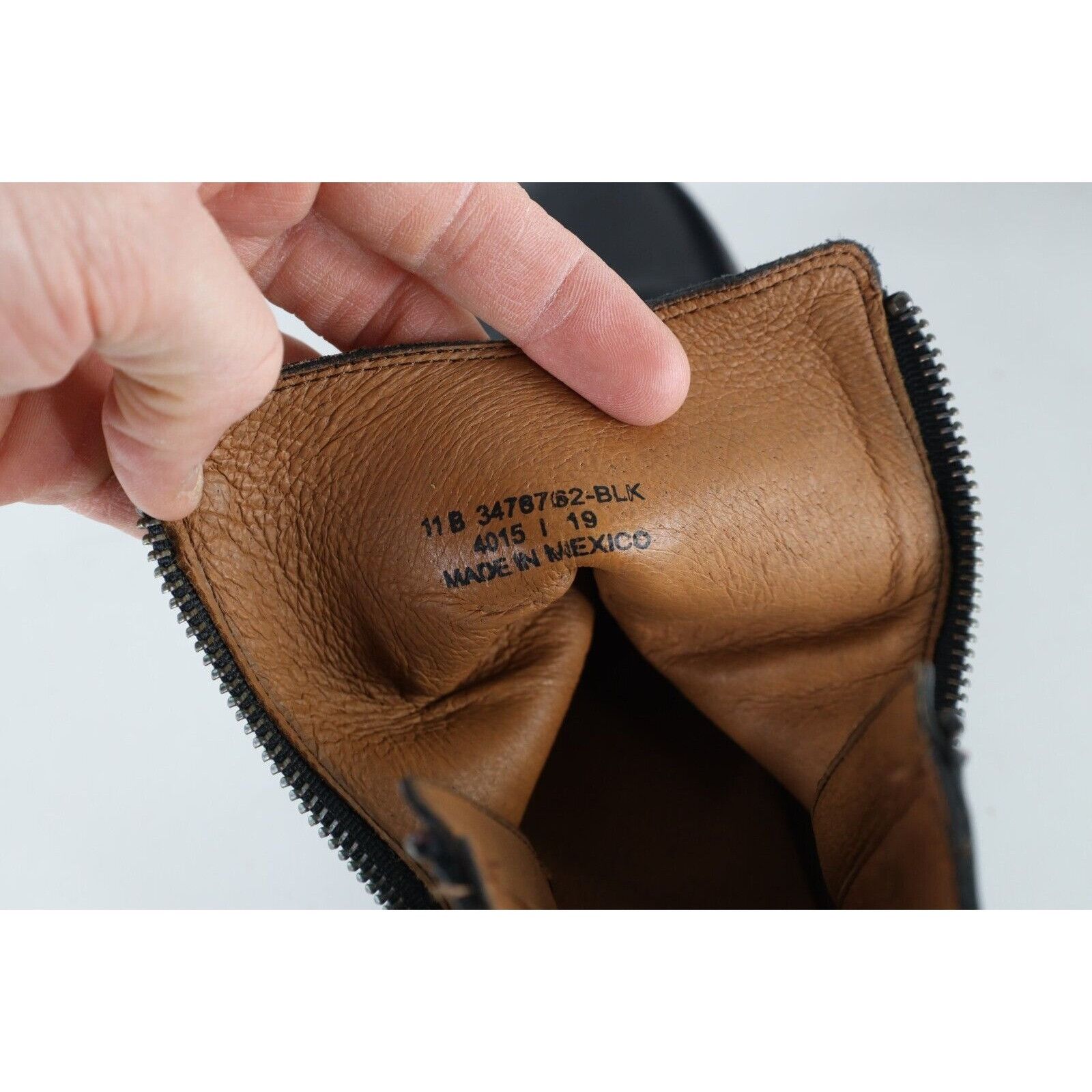 Frye × Vintage Frye Distressed Leather Double Zip Bootie Boots Size US 11 / IT 41 - 9 Thumbnail