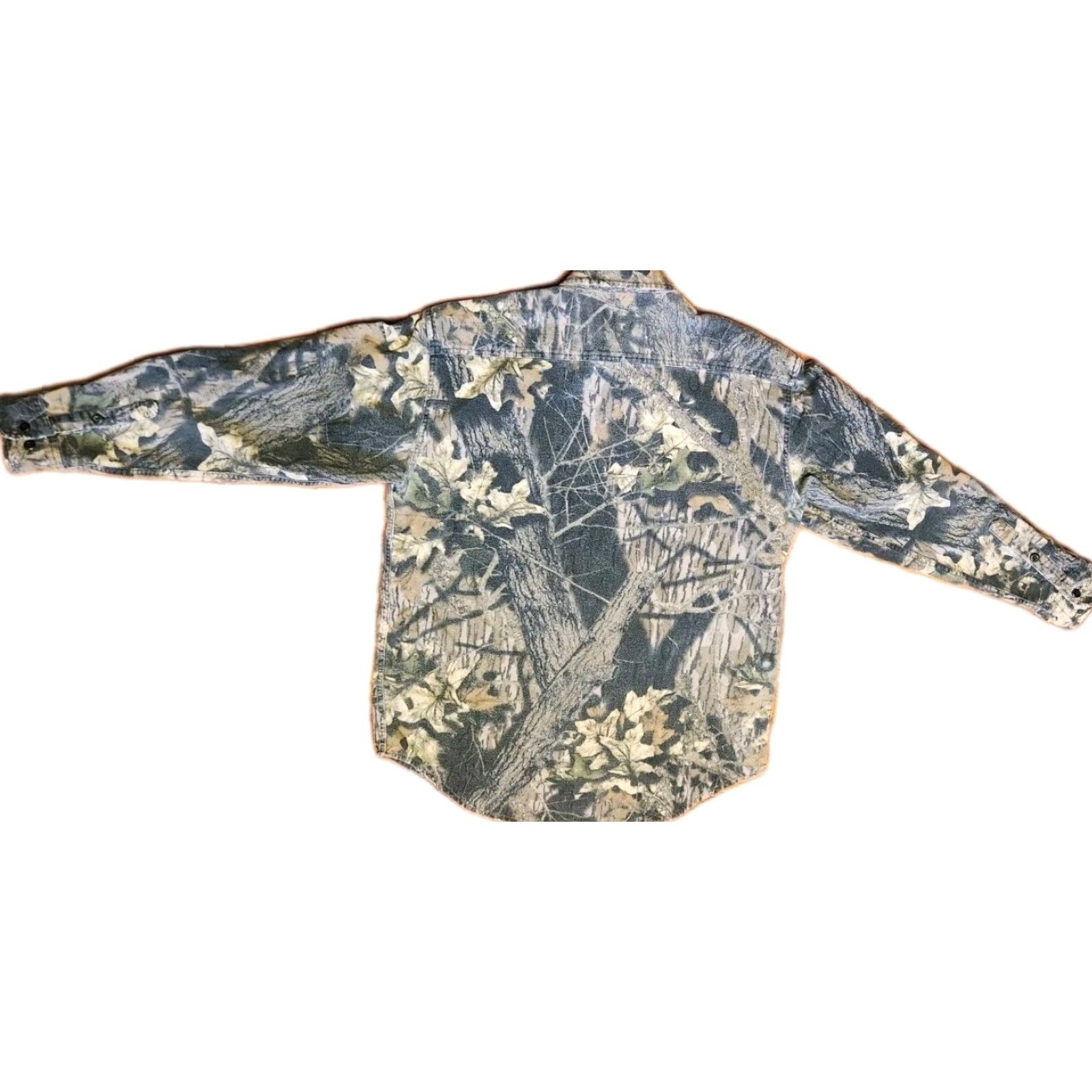 Vintage Cabela's Shirt Men L Tall LT Camo Mossy Oak Vintage Flannel Hunting Button-Up LS Size US L / EU 52-54 / 3 - 2 Thumbnail