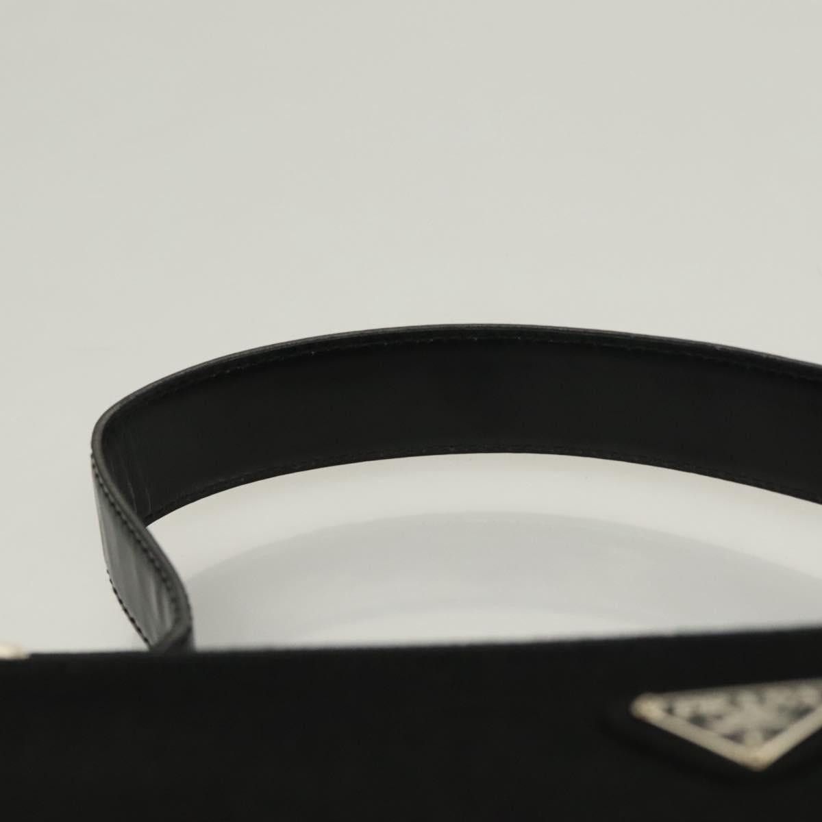 Prada PRADA Hand Bag Canvas Black Silver Size ONE SIZE - 8 Thumbnail