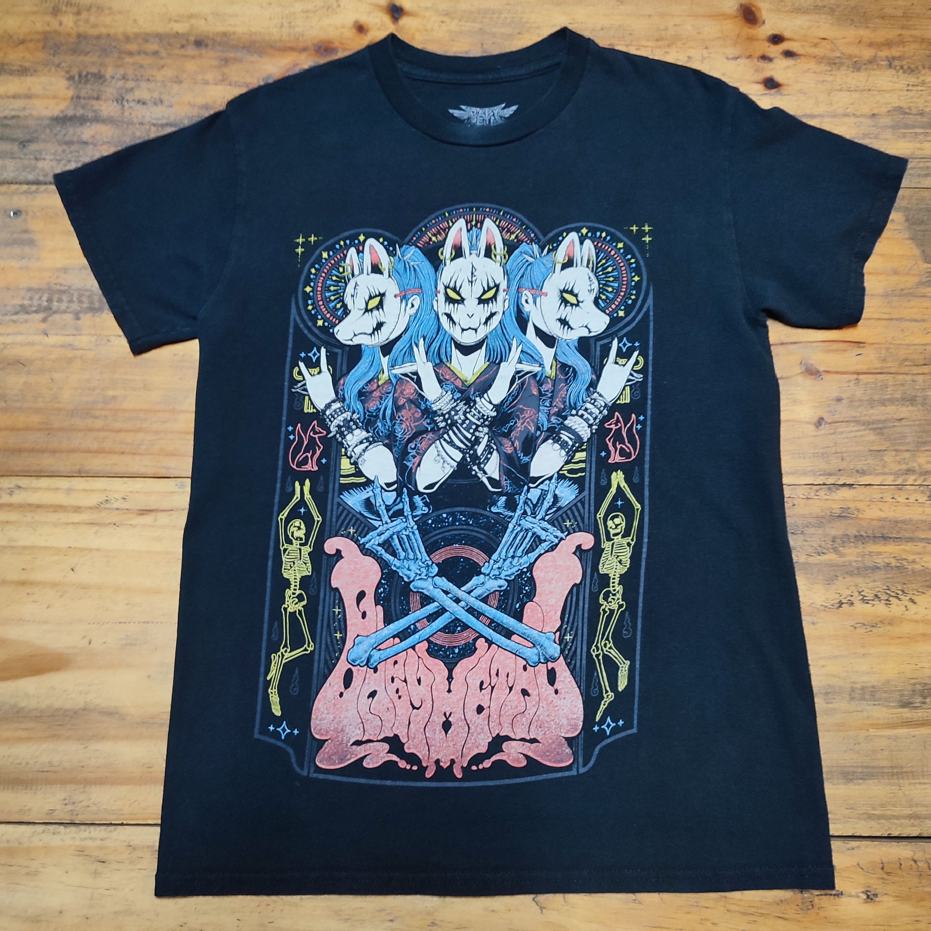 Band Tees × Vintage BABY METAL T SHIRT Size US S / EU 44-46 / 1 - 2 Thumbnail