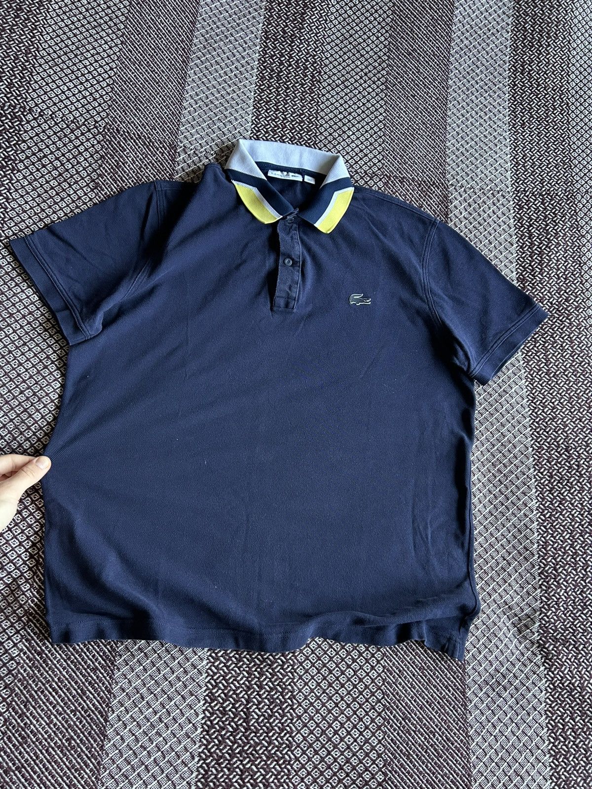 Lacoste × Vintage Lacoste Slim Fit Polo Shirt Men Solid Style Size Large Size US L / EU 52-54 / 3 - 7 Thumbnail