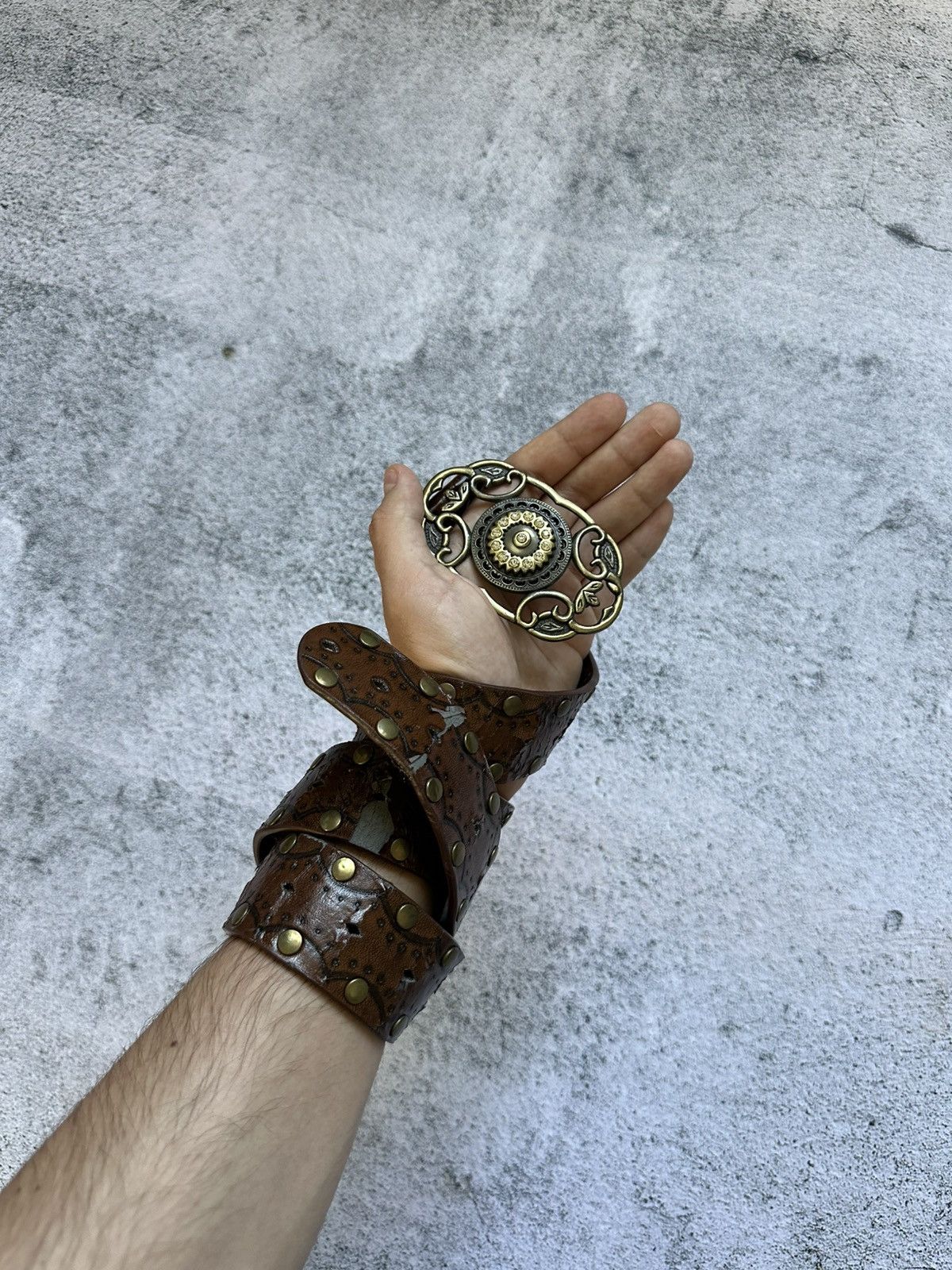 Japanese Brand Vintage Distressed Hysteric Style Belt Y2K Metal Logo Size ONE SIZE - 1 Thumbnail