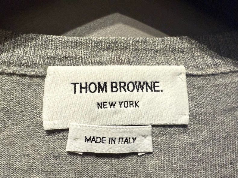 Thom Browne Thom Browne size2 Classic light gray four-barrel turtleneck Size US M / EU 48-50 / 2 - 3 Thumbnail