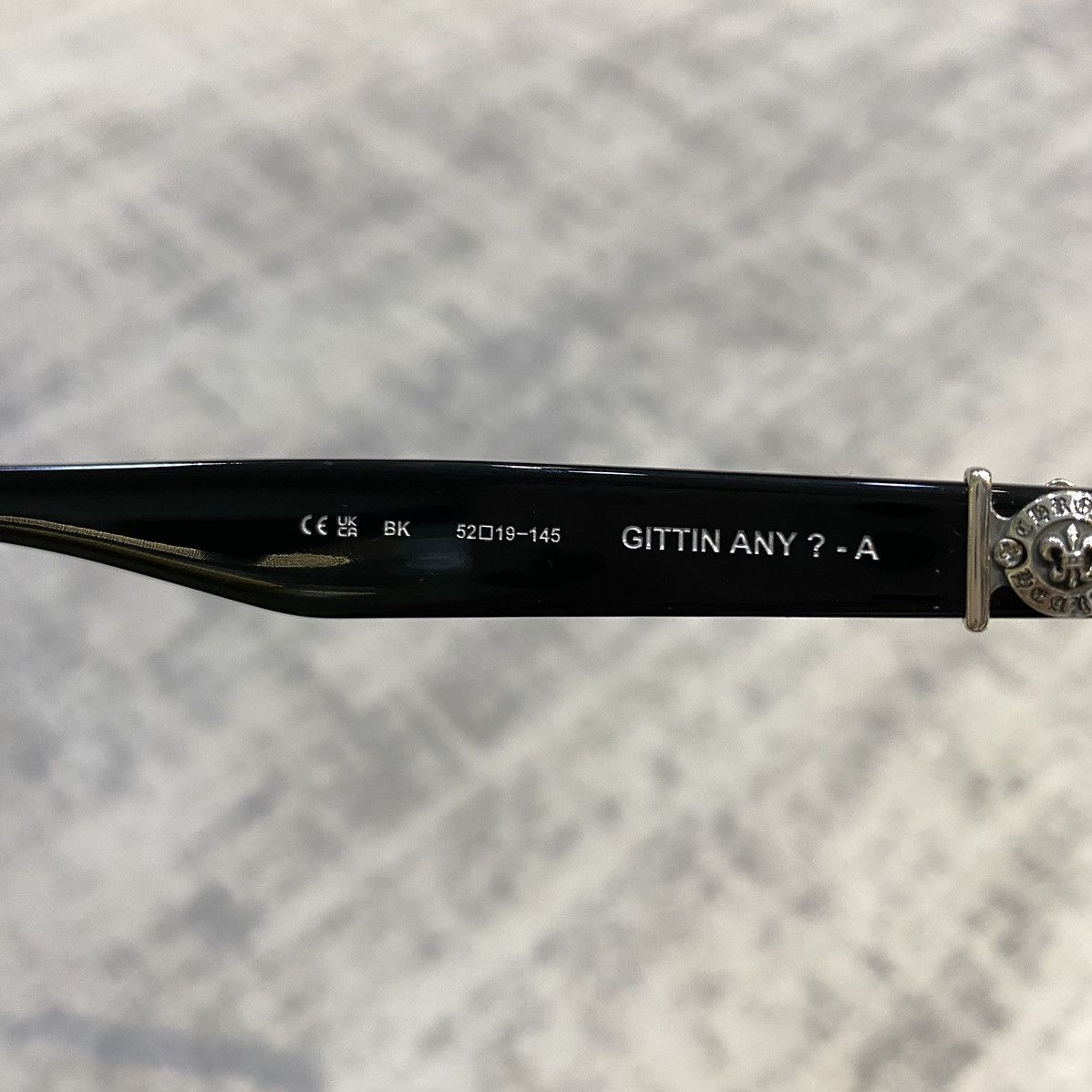 Chrome Hearts CHROME HEARTS GITTIN ANY?-A BK BLACK Size ONE SIZE - 12 Thumbnail
