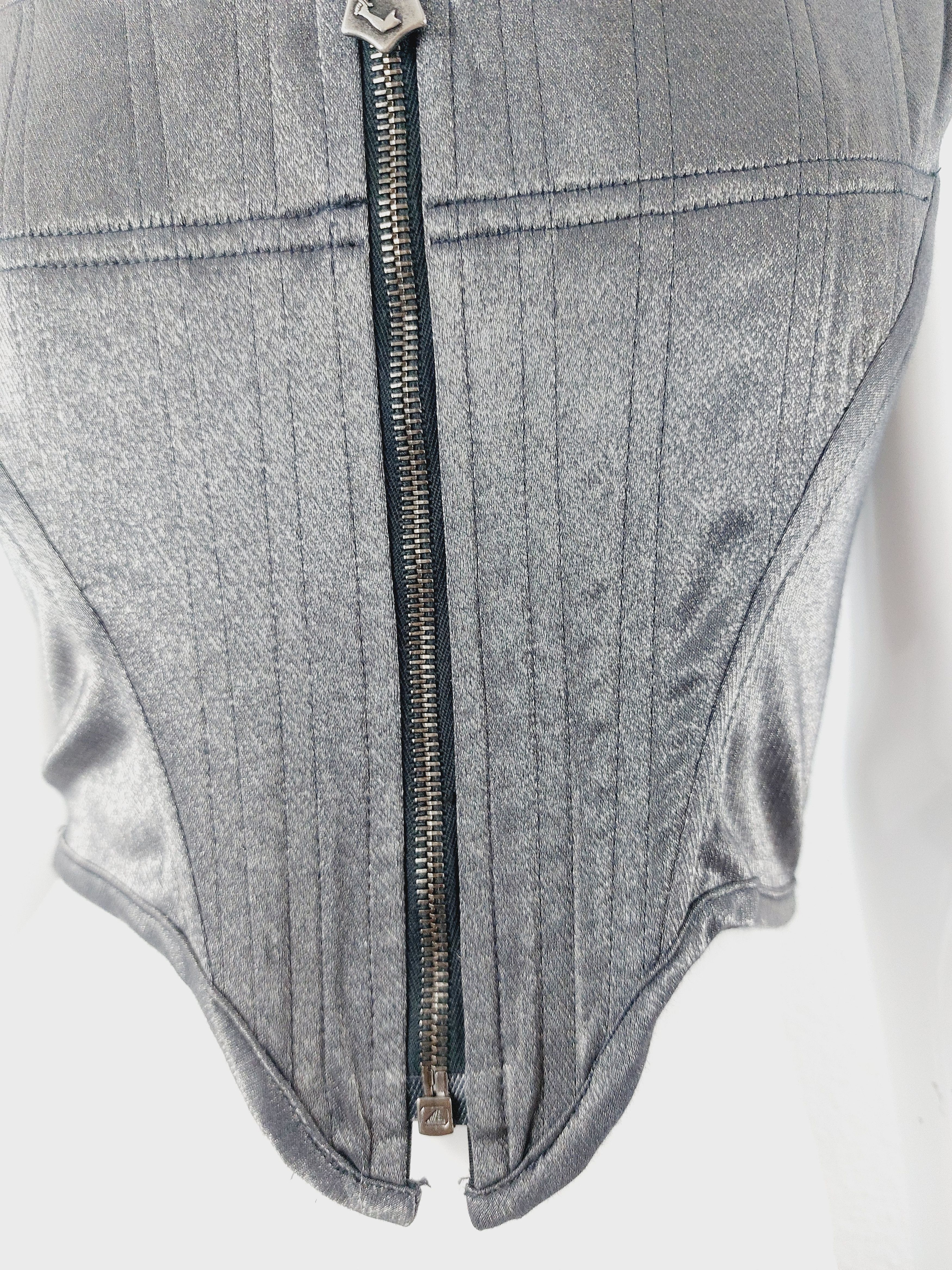 Vivienne Westwood Vivienne Westwood Runway 1998 Silver Anglomania Corset Size S / US 4 / IT 40 - 6 Thumbnail