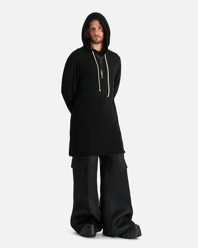 Rick Owens o1s1v1r1oon0825 T-Shirt Hoodie in Black Size US M / EU 48-50 / 2 - 3 Thumbnail