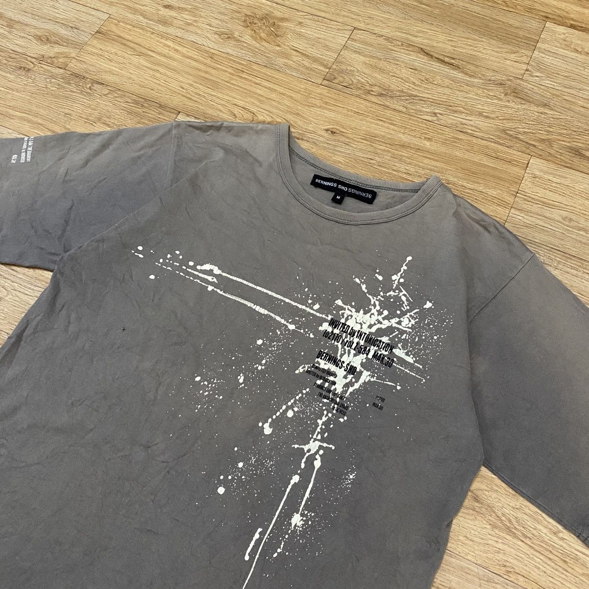BERNINGS SHO 2000s Burnings Sho Inveted By Intoxication Faded Tee Size US M / EU 48-50 / 2 - 3 Thumbnail