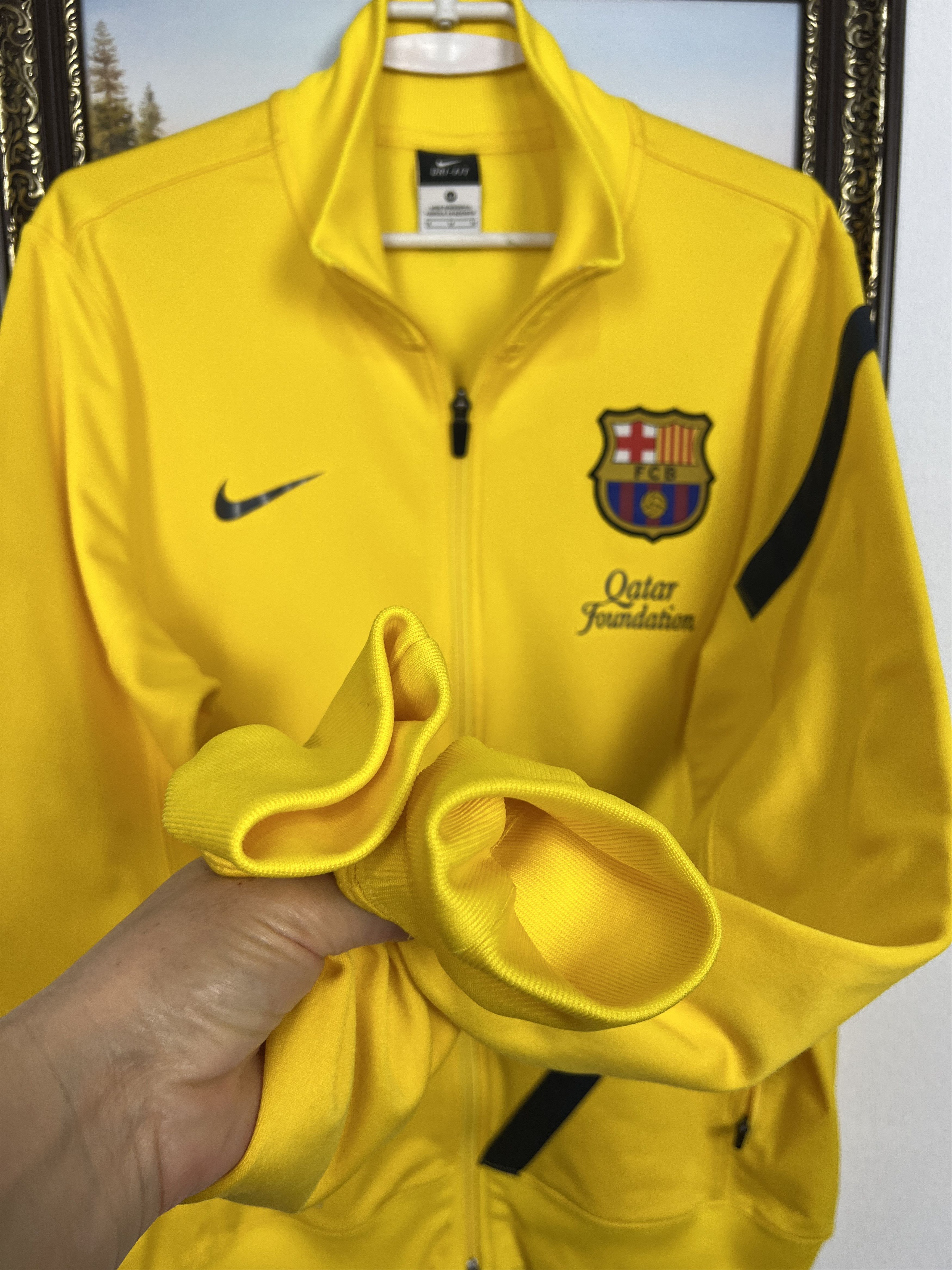 Nike Vintage Nike Barcelona Football Jacket Soccer Track Top Rare Size US M / EU 48-50 / 2 - 6 Thumbnail