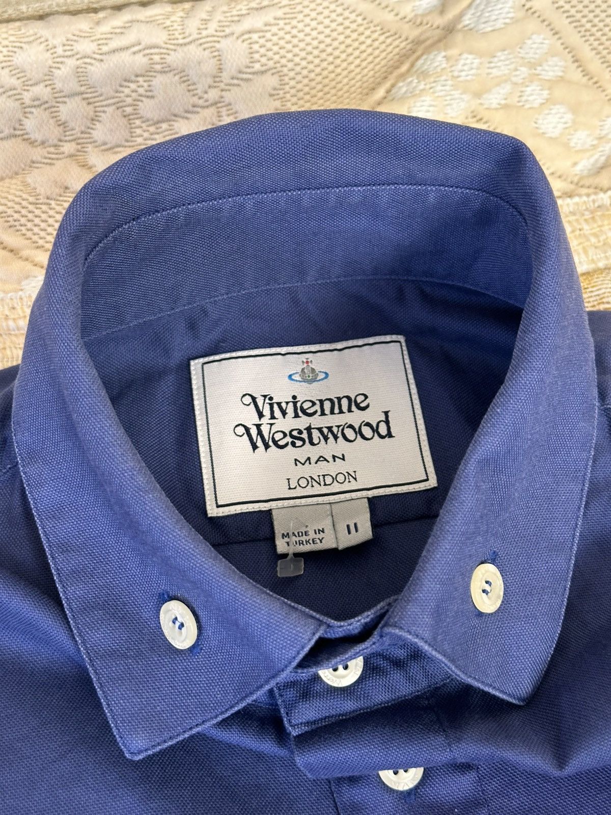 Vivienne Westwood 🔥 Vivienne Westwood Orb Logo Long Sleeve Shirt Button Up Size US L / EU 52-54 / 3 - 3 Thumbnail