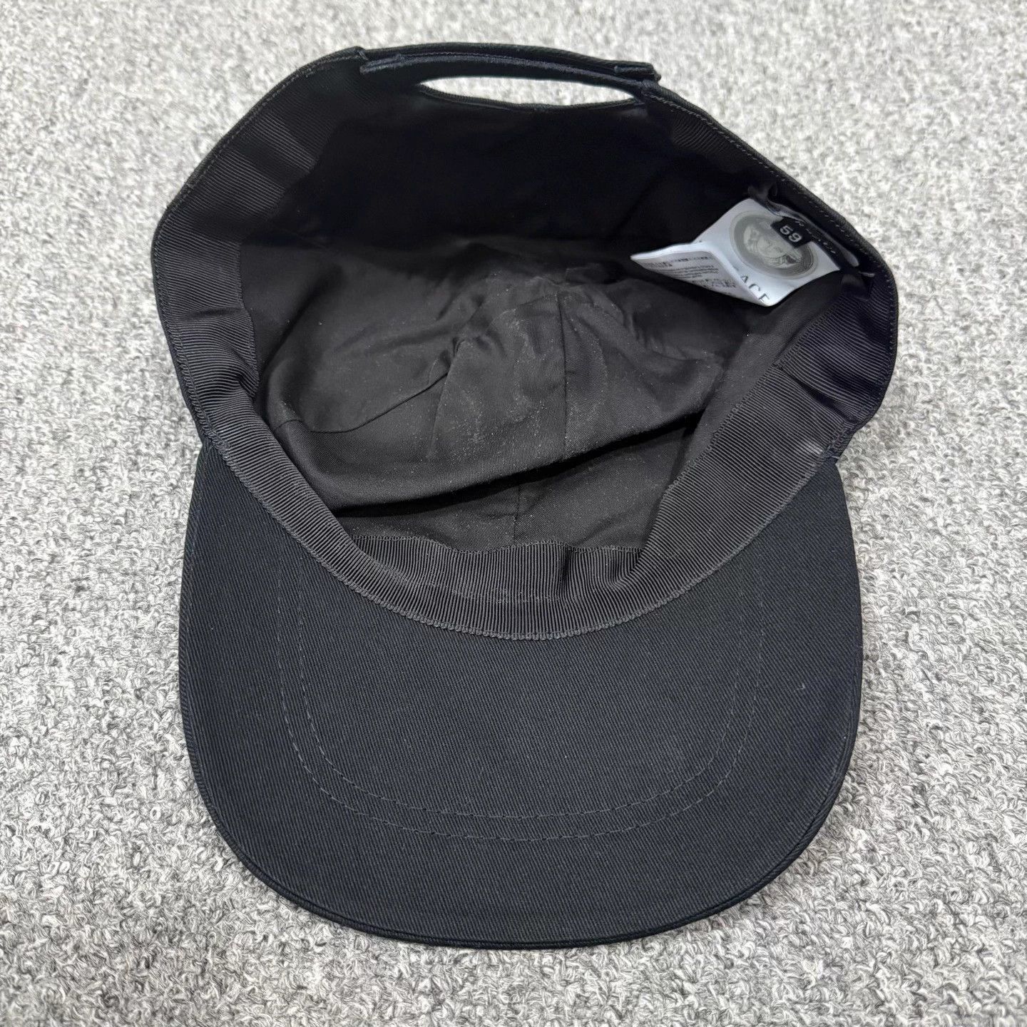 Versace Versace Black Embroidered Logo Hat NWT 59 Size ONE SIZE - 6 Thumbnail