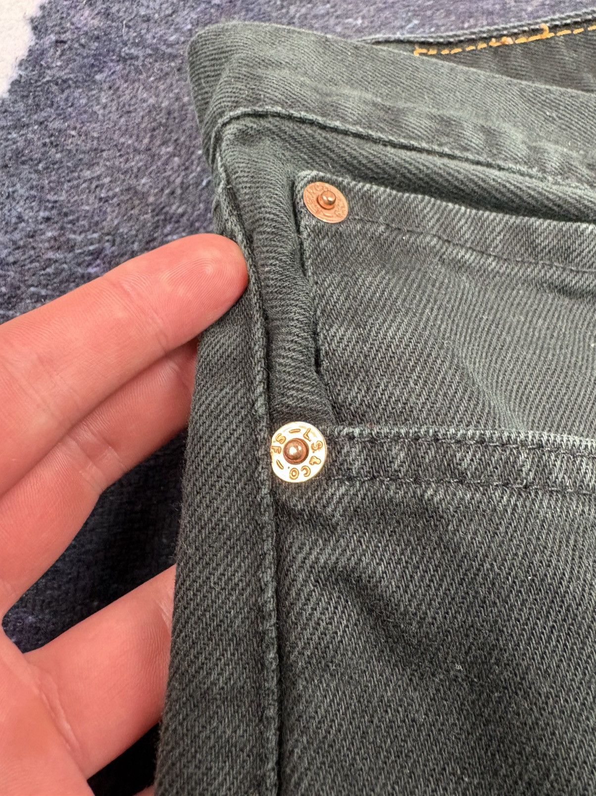 Levi's Vintage Clothing LEVIS Vintage Black Denim Baggy Jeans Pants Streetwear Hype Size US 38 / EU 54 - 12 Thumbnail