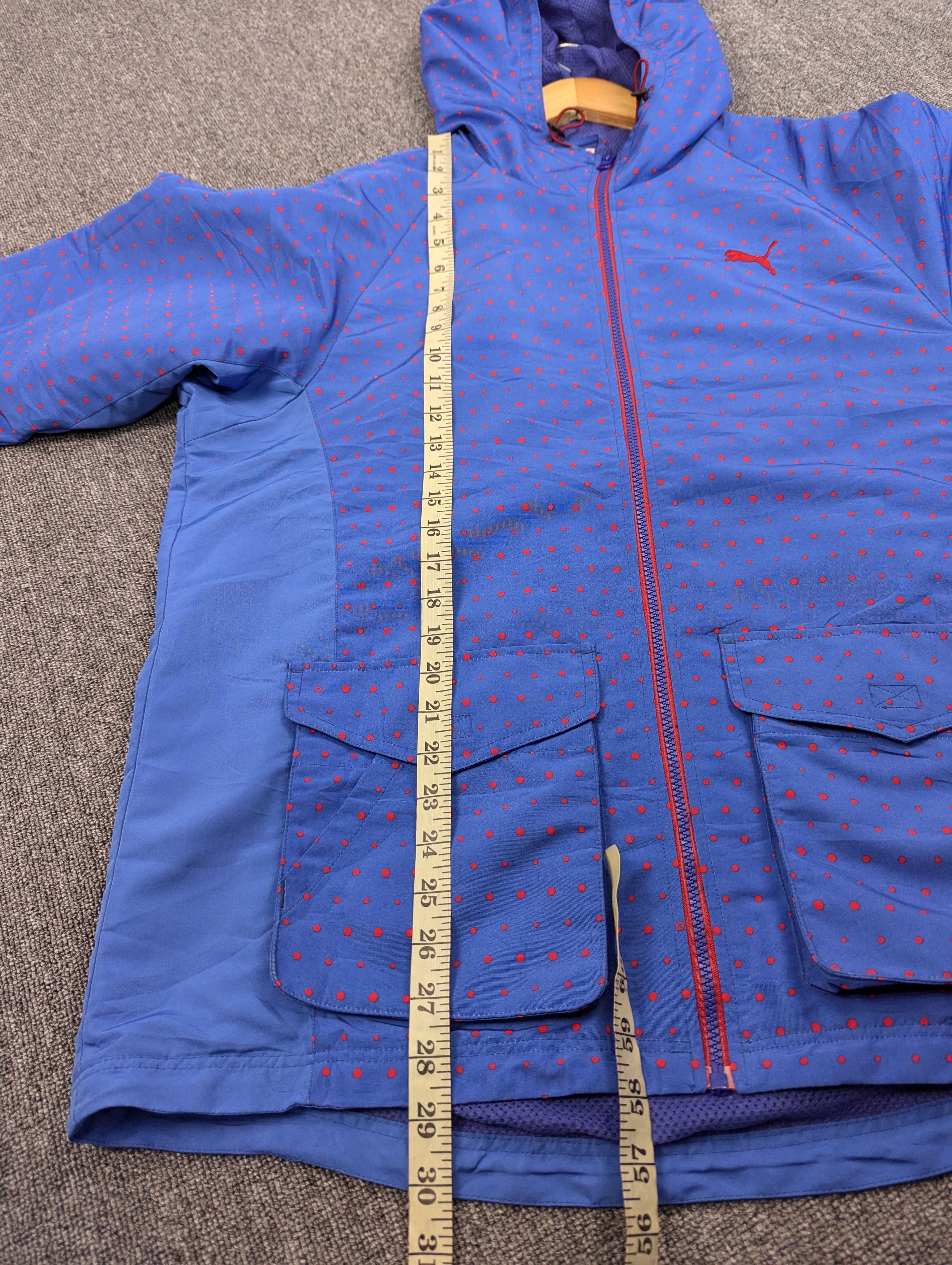 Puma Puma Lifestyle Polkadot Light Zipper Hoodie Jacket Size US L / EU 52-54 / 3 - 14 Thumbnail