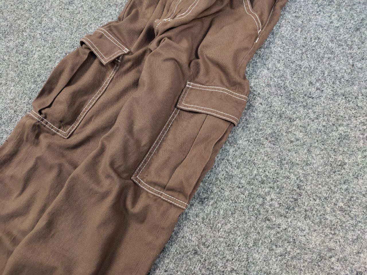 Japanese Brand Vintage 90's Japanese Beggy Beige Cargo Pants Y2K Hype Style Size US 32 / EU 48 - 5 Thumbnail