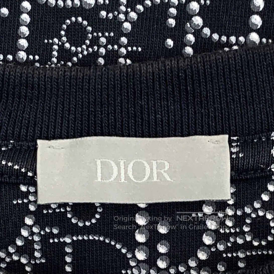 Dior Black Patterned Short Sleeve Shirt. Size US M / EU 48-50 / 2 - 5 Thumbnail