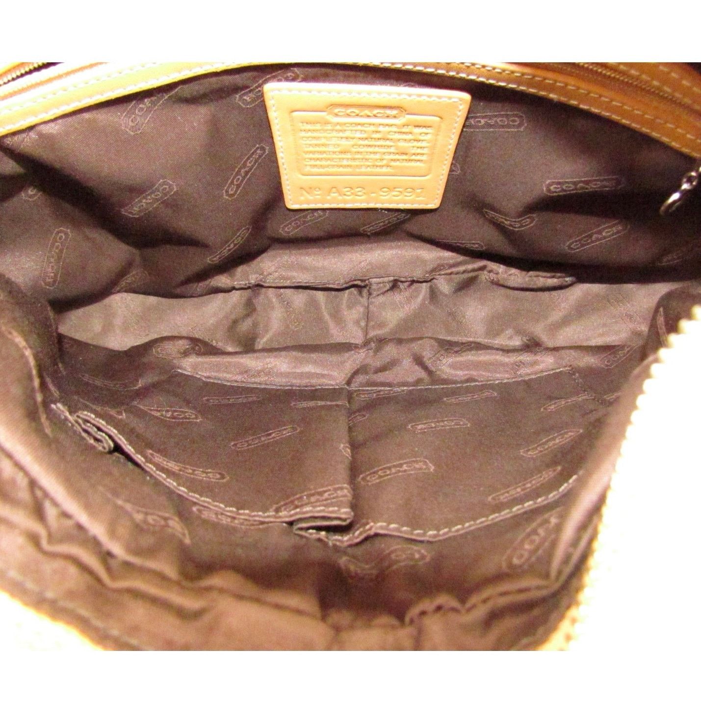 Coach Coach Tan Leather Hobo Shoulder Bag Size ONE SIZE - 8 Thumbnail