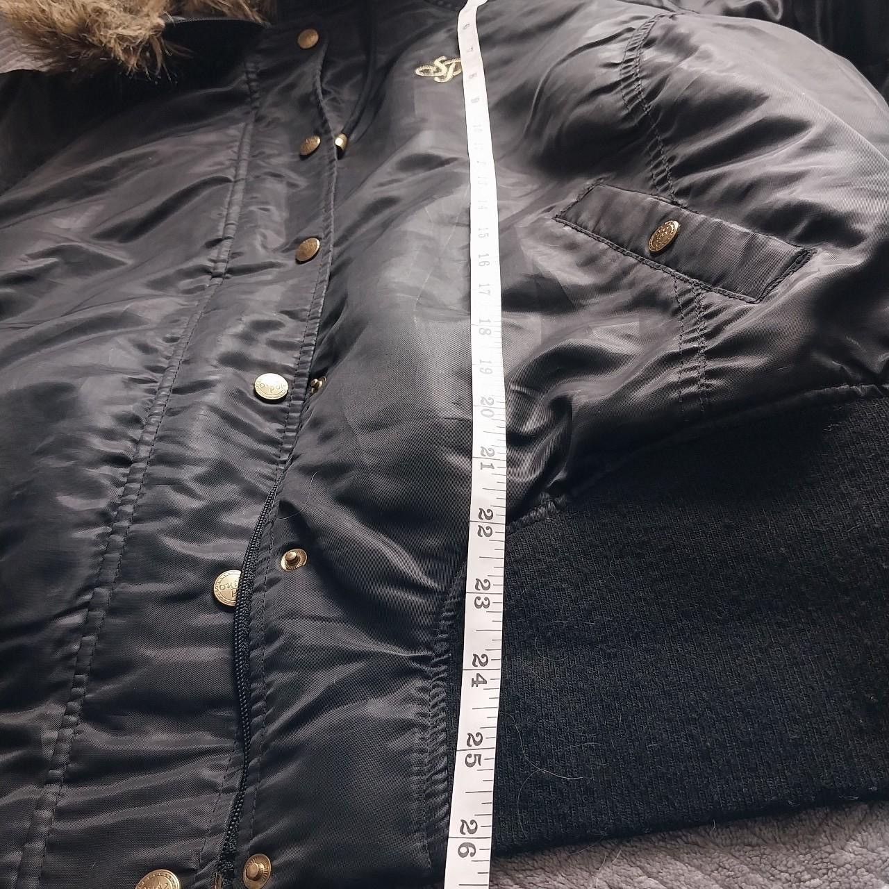 Southpole Black Southpole Fur Puffer Jacket Size US L / EU 52-54 / 3 - 7 Thumbnail