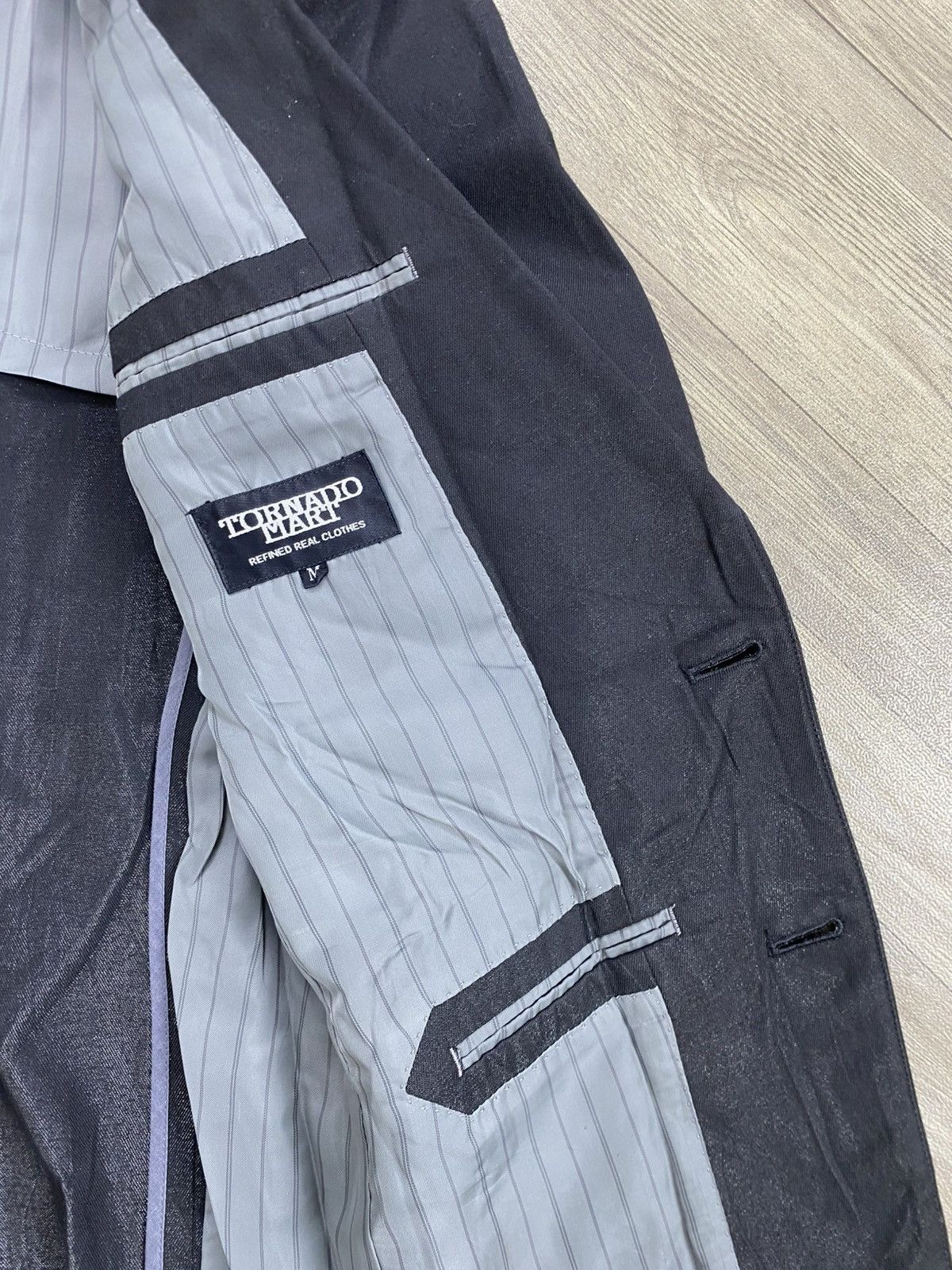 Tornado Mart Vintage Tornado Mart Black Blazers Coat Jacket - Medium Size 38R - 12 Thumbnail