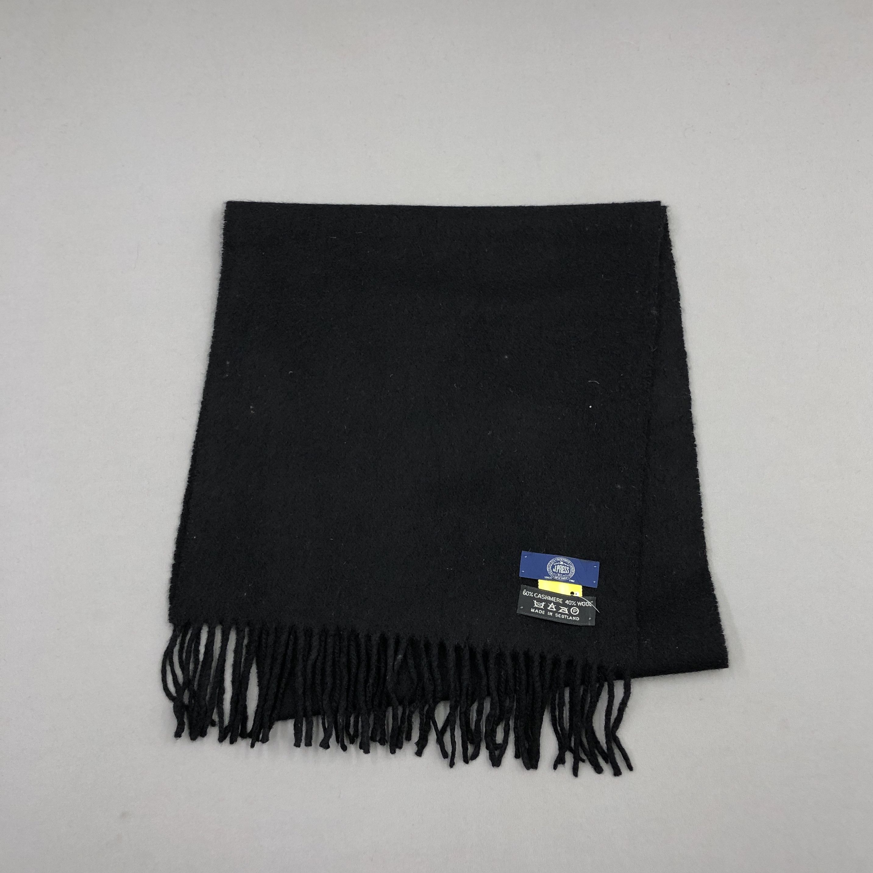 J. Press × Vintage Vintage 90s J Press Scarf Muffler Wool Cashmere Scarves Size ONE SIZE - 2 Thumbnail
