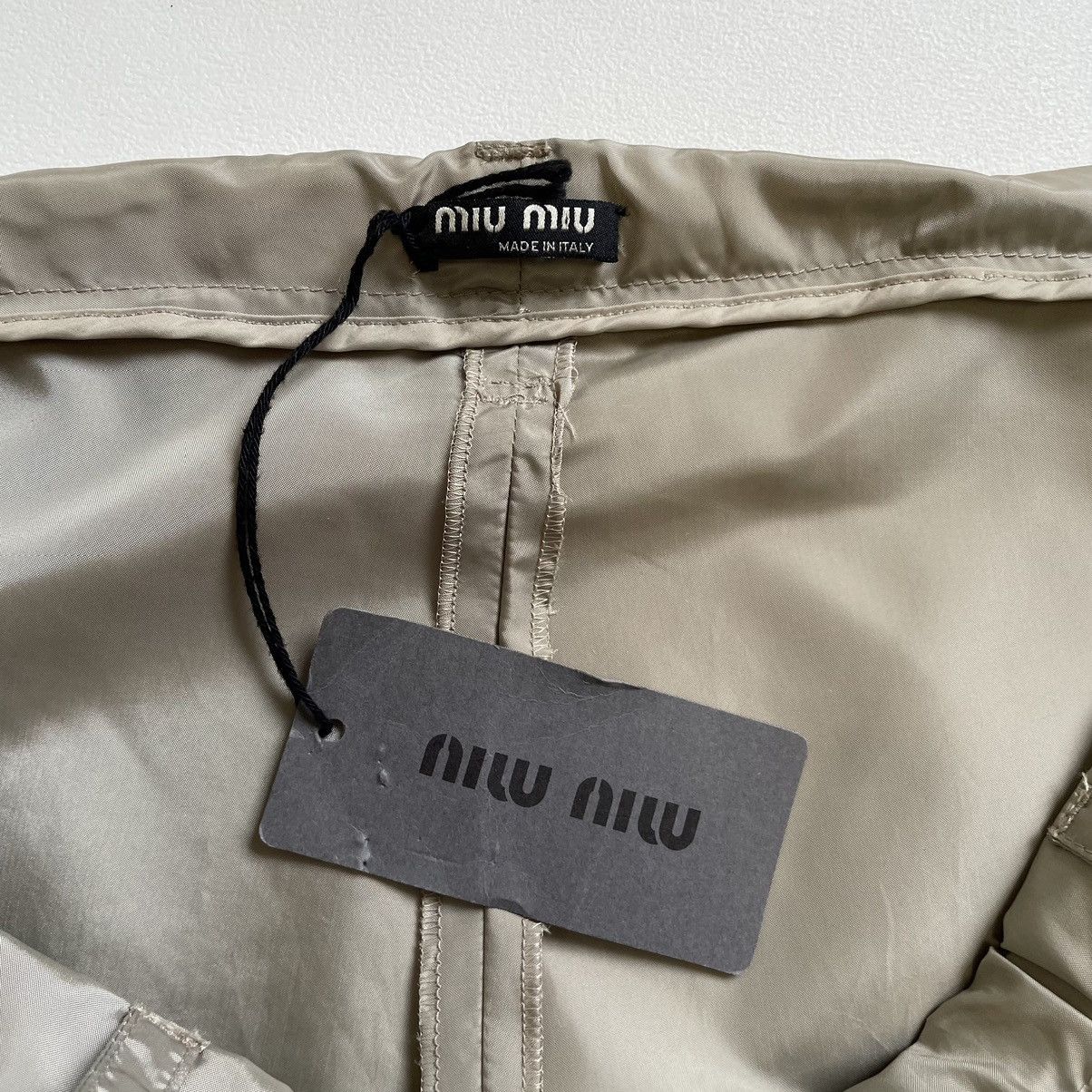 Miu Miu Shimmer Nylon Wide Leg Trousers Size US 36 / EU 52 - 5 Thumbnail