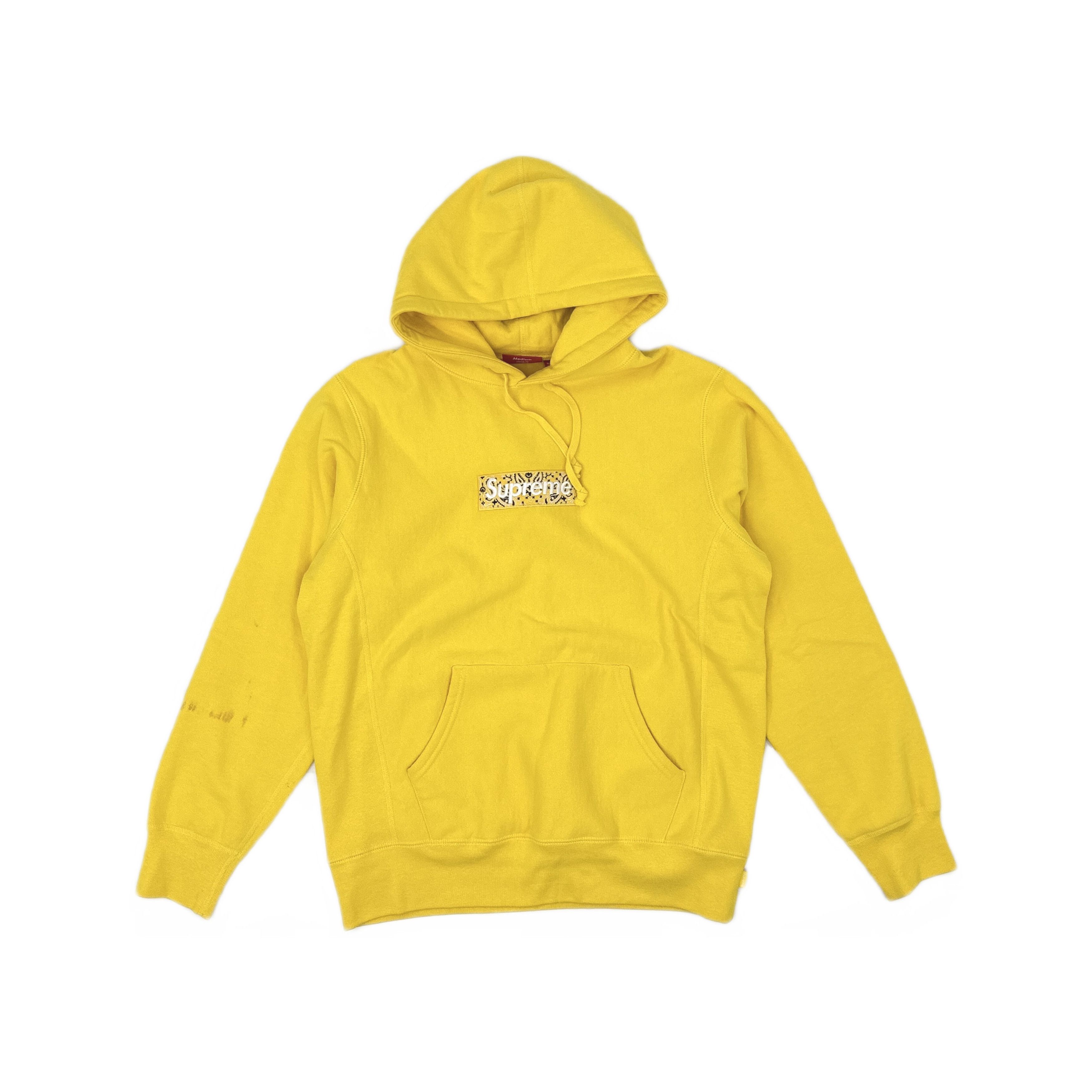 Supreme Supreme Yellow Cross Bogo Hoodie | Grailed
