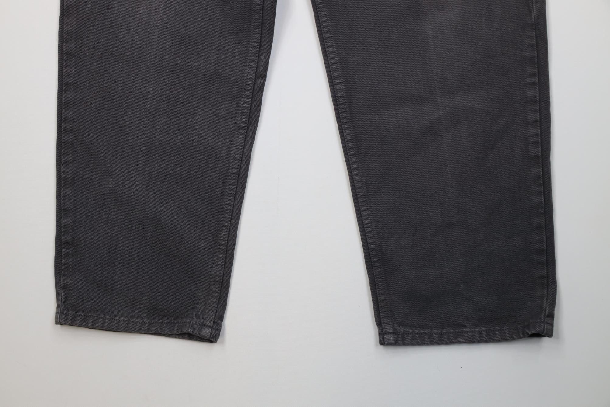 Calvin Klein Vintage 90s Y2K Calvin Klein Tapered Leg Denim Jeans Gray Size US 34 / EU 50 - 4 Thumbnail