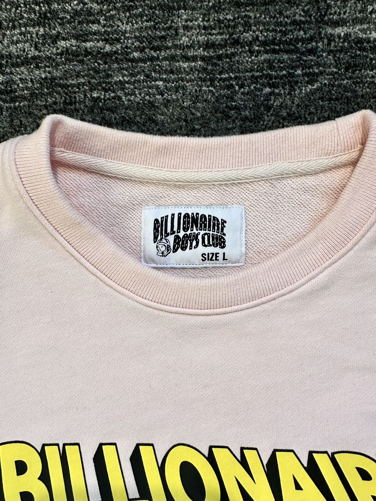 Billionaire Boys Club Billionaire Boys Club Light Pink Crewneck sweatshirt Size US L / EU 52-54 / 3 - 3 Thumbnail
