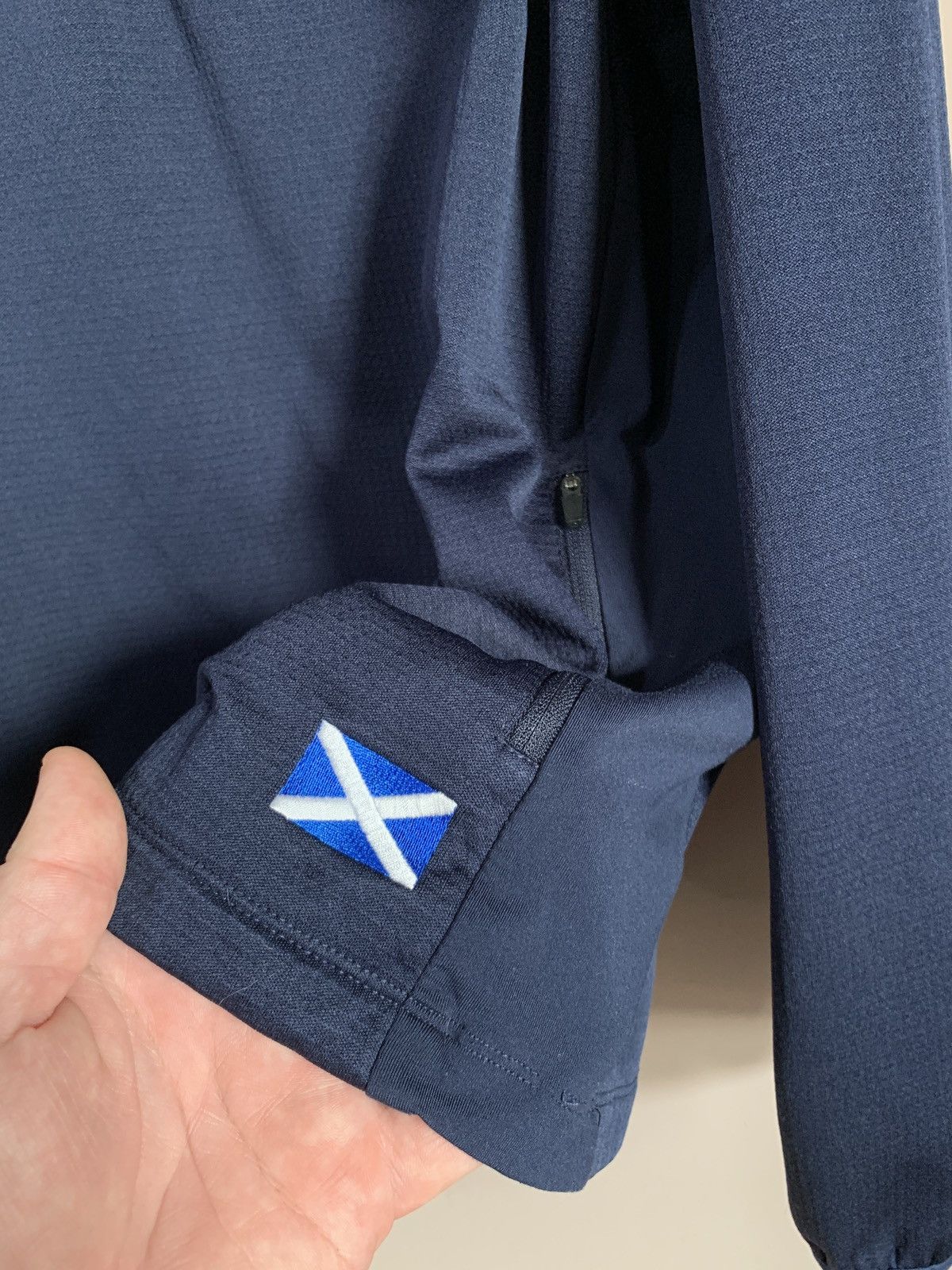 Macron Scotland 1/3 Zip Training Rugby Union Sweatshirt Macron XXL Size US XXL / EU 58 / 5 - 8 Thumbnail