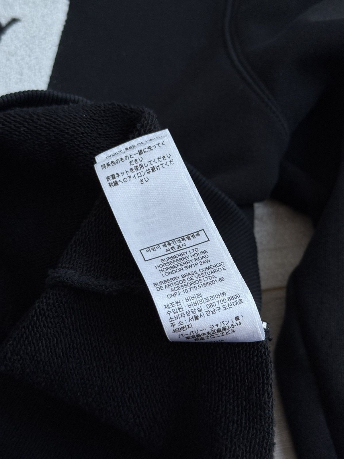 Burberry Burberry London England Black Box Logo Hoodie Size M Cotton Size US M / EU 48-50 / 2 - 14 Thumbnail