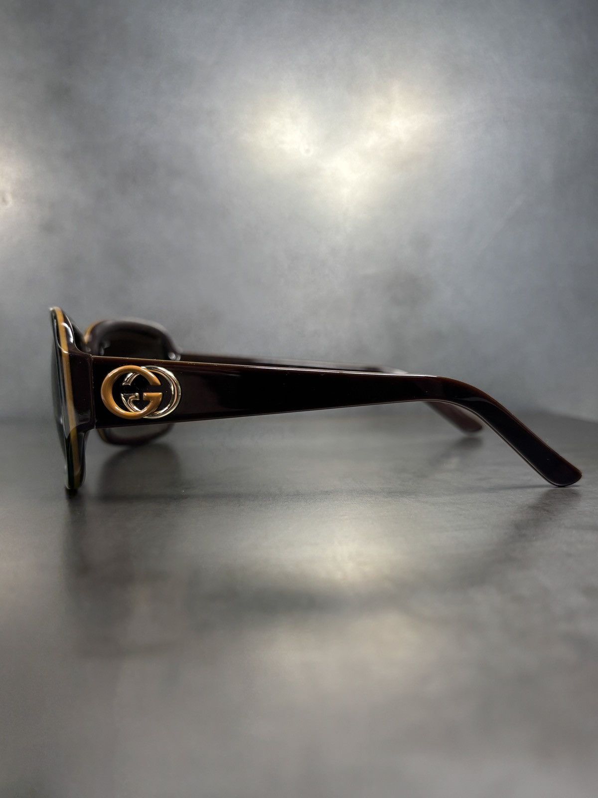 Gucci Gucci Sunglasses Overiszed Rectangular Italy GG 3159/S Size ONE SIZE - 10 Thumbnail