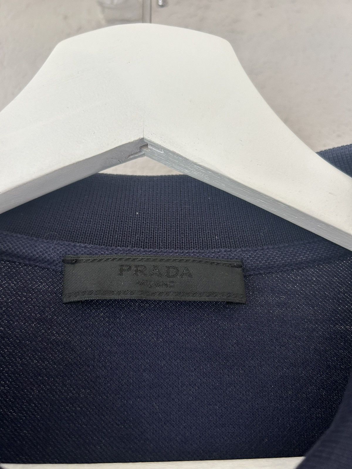 Prada Navy Longsleeve Polo Shirt Size US M / EU 48-50 / 2 - 3 Thumbnail