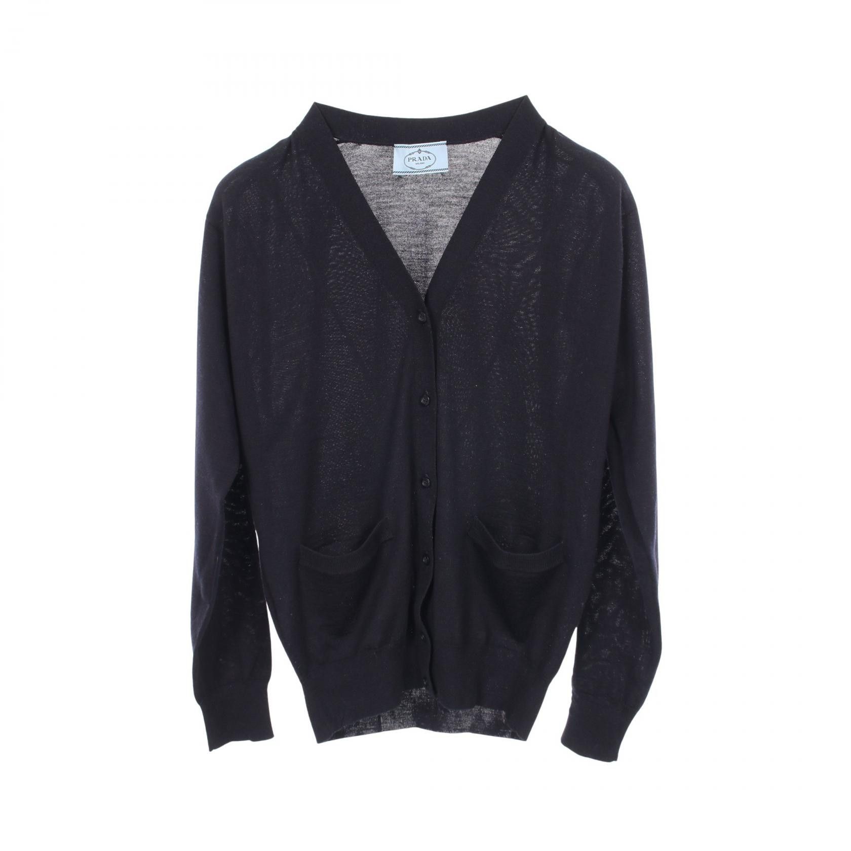 Prada Prada Prada Wool Cardigan Textile Tops DUTY FREE for USA Size ONE SIZE - 1 Thumbnail