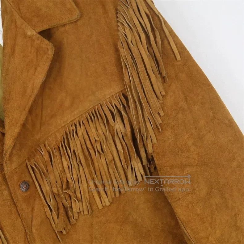 Schott Schott Biker rider tassel leather suit Size US M / EU 48-50 / 2 - 5 Thumbnail