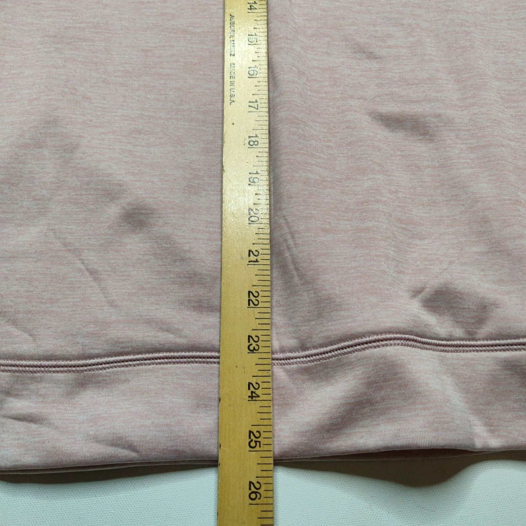 Vintage Xersion Women's 2X Pink Shadow Brushed Pullover Sweatshirt w Thumb Holes NEW Size XXL / US 16-18 / IT 52-54 - 7 Thumbnail