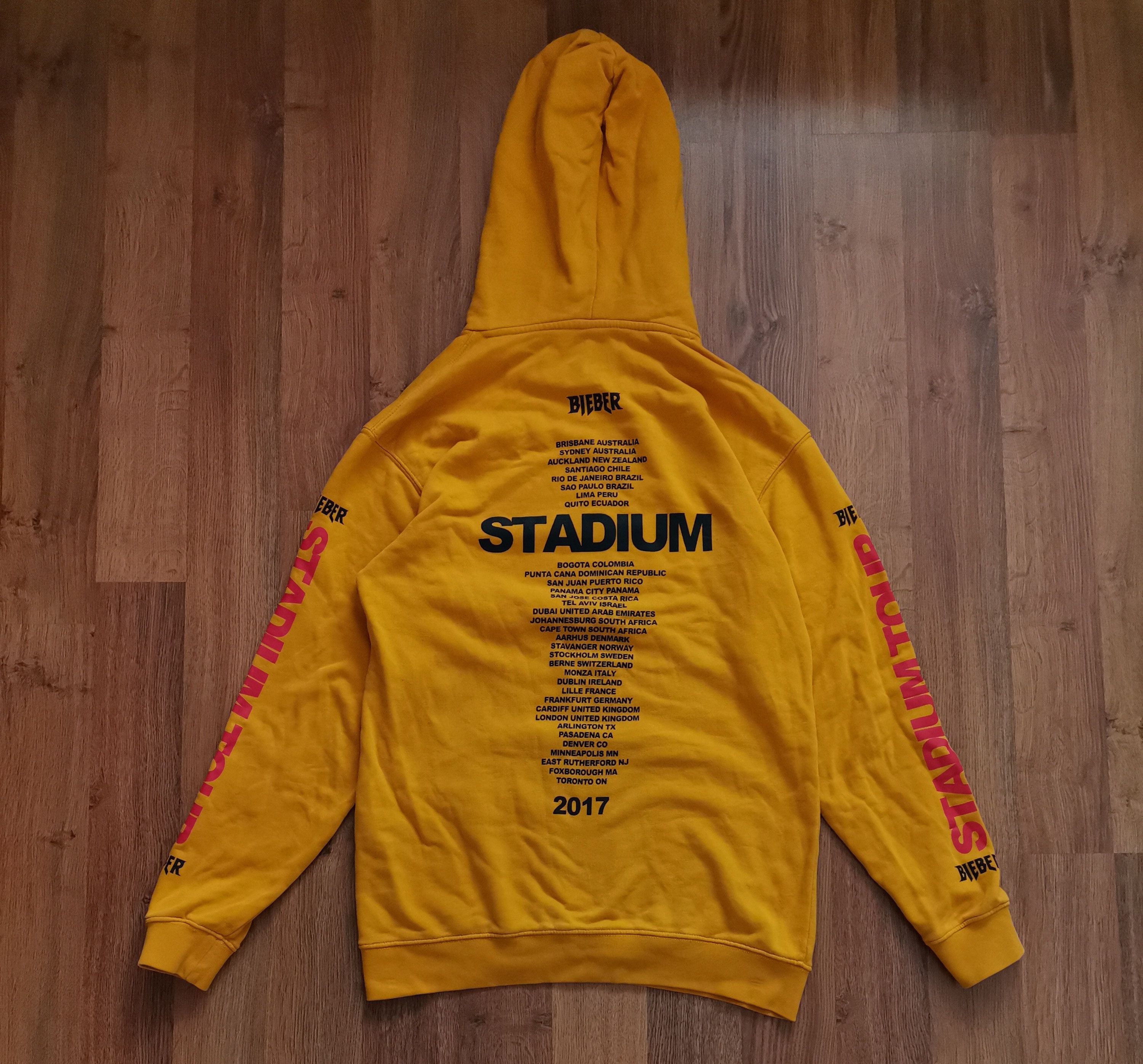Band Tees × Justin Bieber Justin Bieber 2017 Stadium Tour Hoodie Size US S / EU 44-46 / 1 - 4 Thumbnail