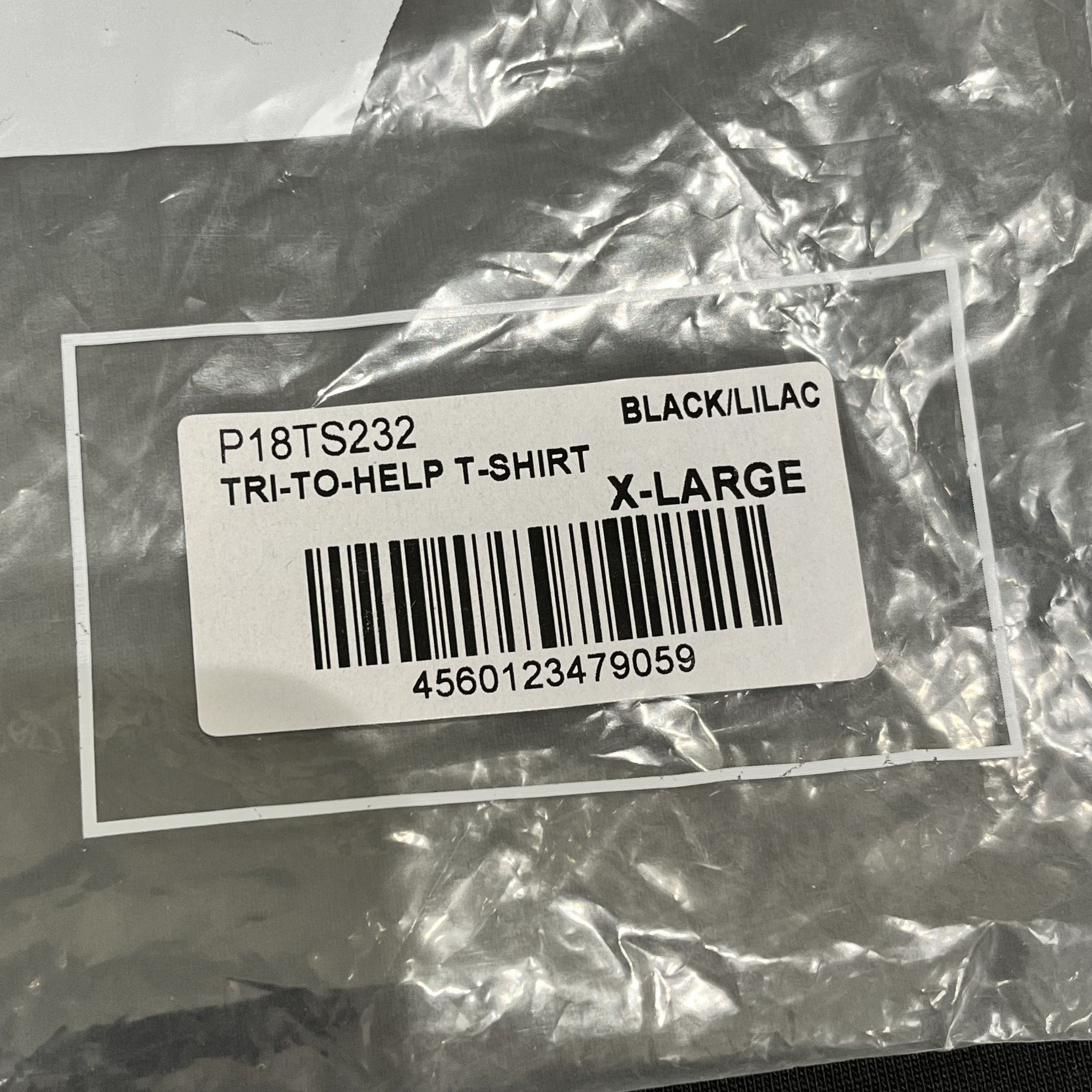 Palace Palace Tri-To-Help Tee Black/Lilac Size US XL / EU 56 / 4 - 8 Thumbnail