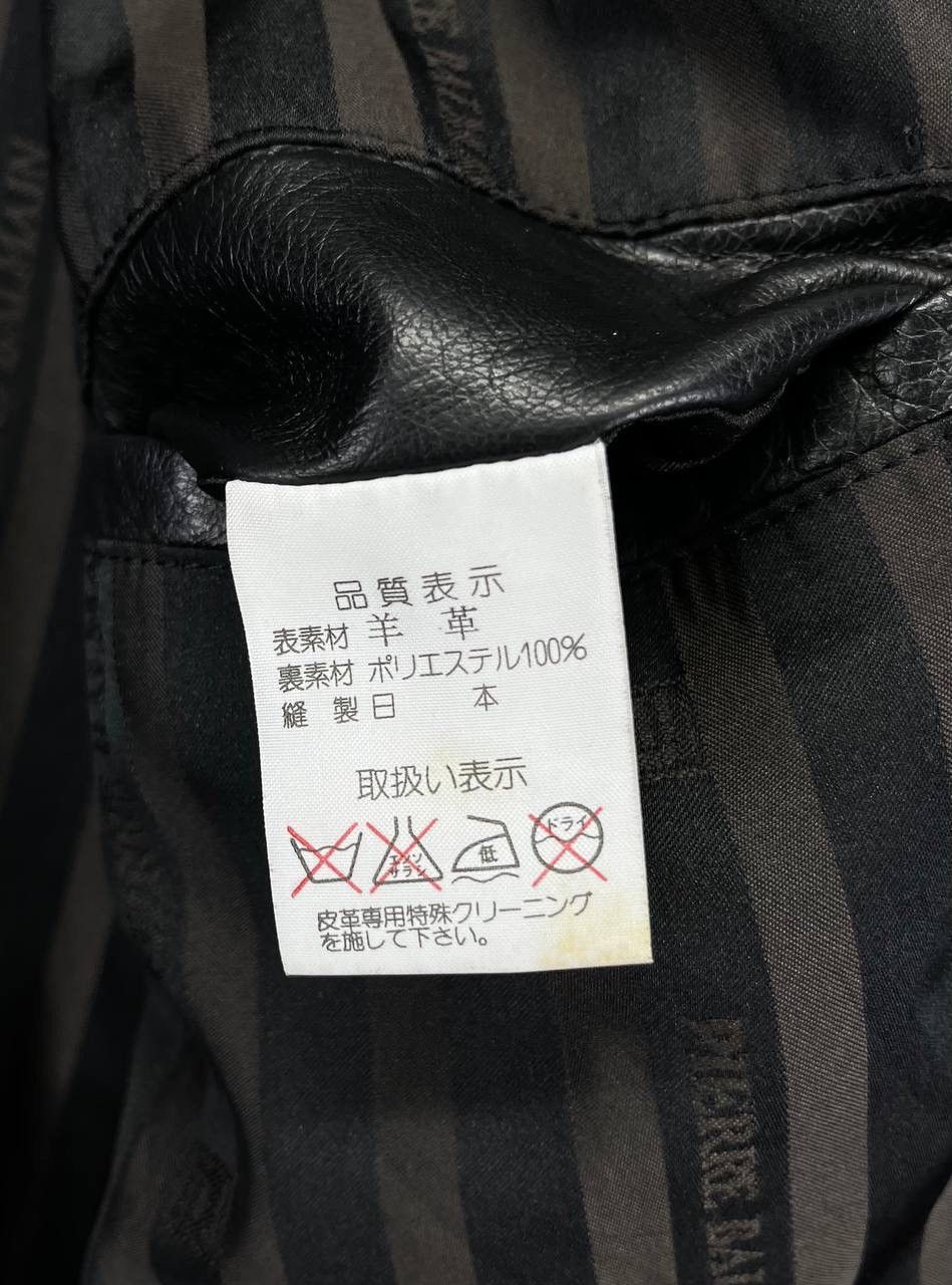 Pierre Balmain Vintage Pierre Balmain Luxury Button Up Leather Jacket Size M / US 6-8 / IT 42-44 - 10 Thumbnail