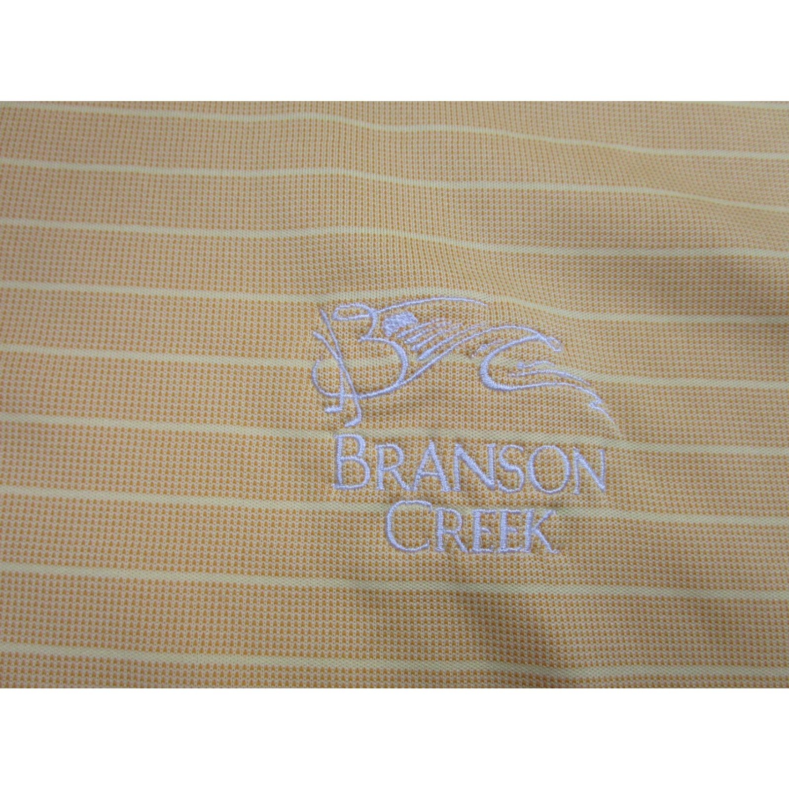 Izod IZOD Brand Polo Shirt Mens 2XL Yellow Branson Creek Country Club Golf Resort Course Size US XXL / EU 58 / 5 - 4 Thumbnail